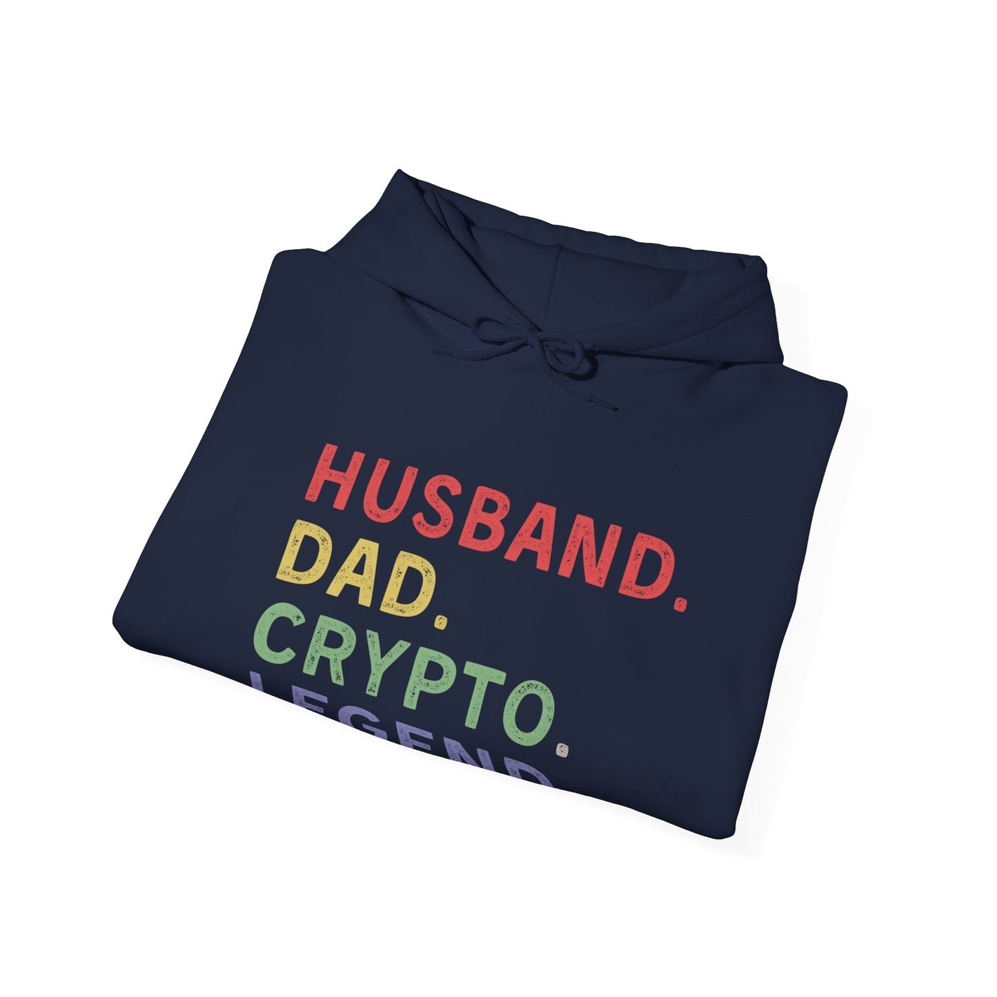 Husband Dad Crypto Legend Ultimate Comfort Unisex Hoodie