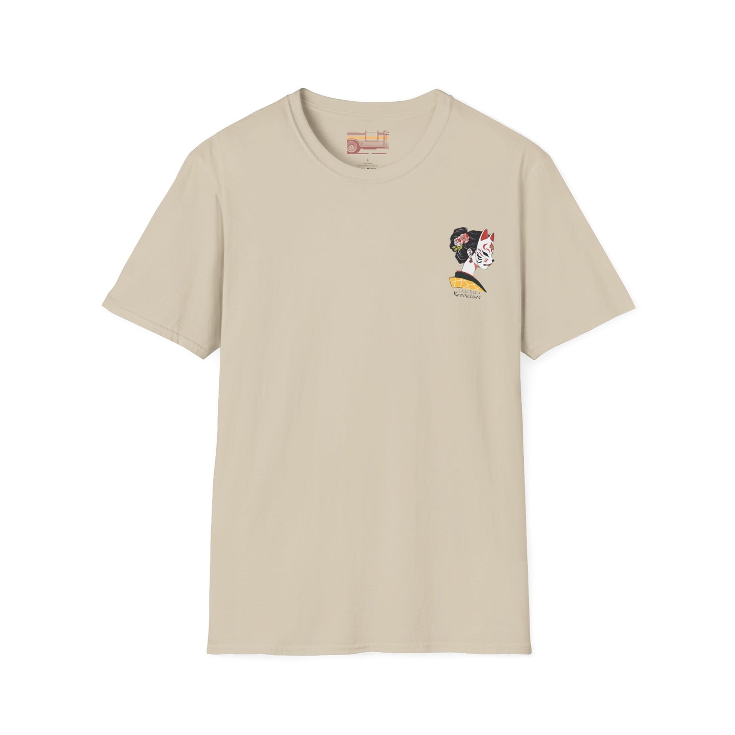 Masked Japanese Geisha Graphic Ultimate Comfort Styled Unisex T-shirt