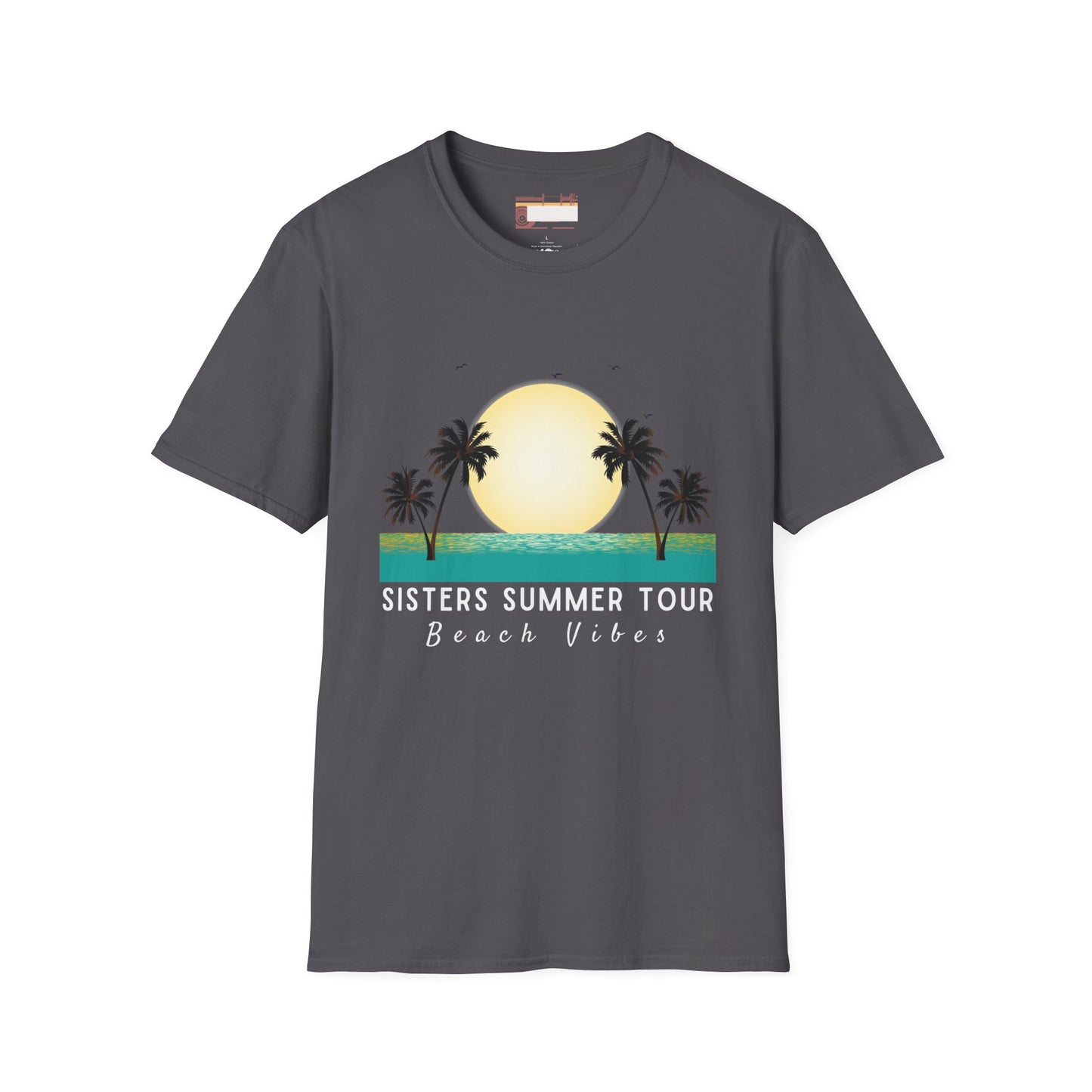 Graphic Sister Tour Comfort T-shirt, Christian Sister Outdoor Group Vacation Tees, Tees for Sisters Beach Cruise Trip
