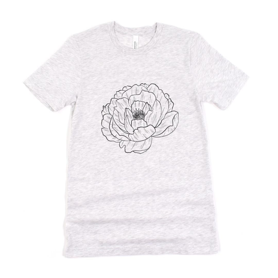 Floral Design Graphix Ultimate Comfort Styled T-shirt