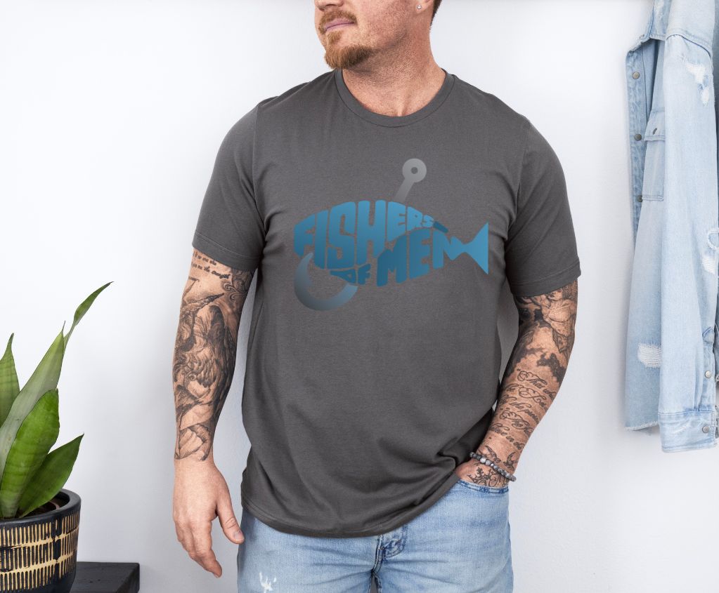 Christian Gospel Unisex Bible Verse Fishers Of Men Graphic Shirt