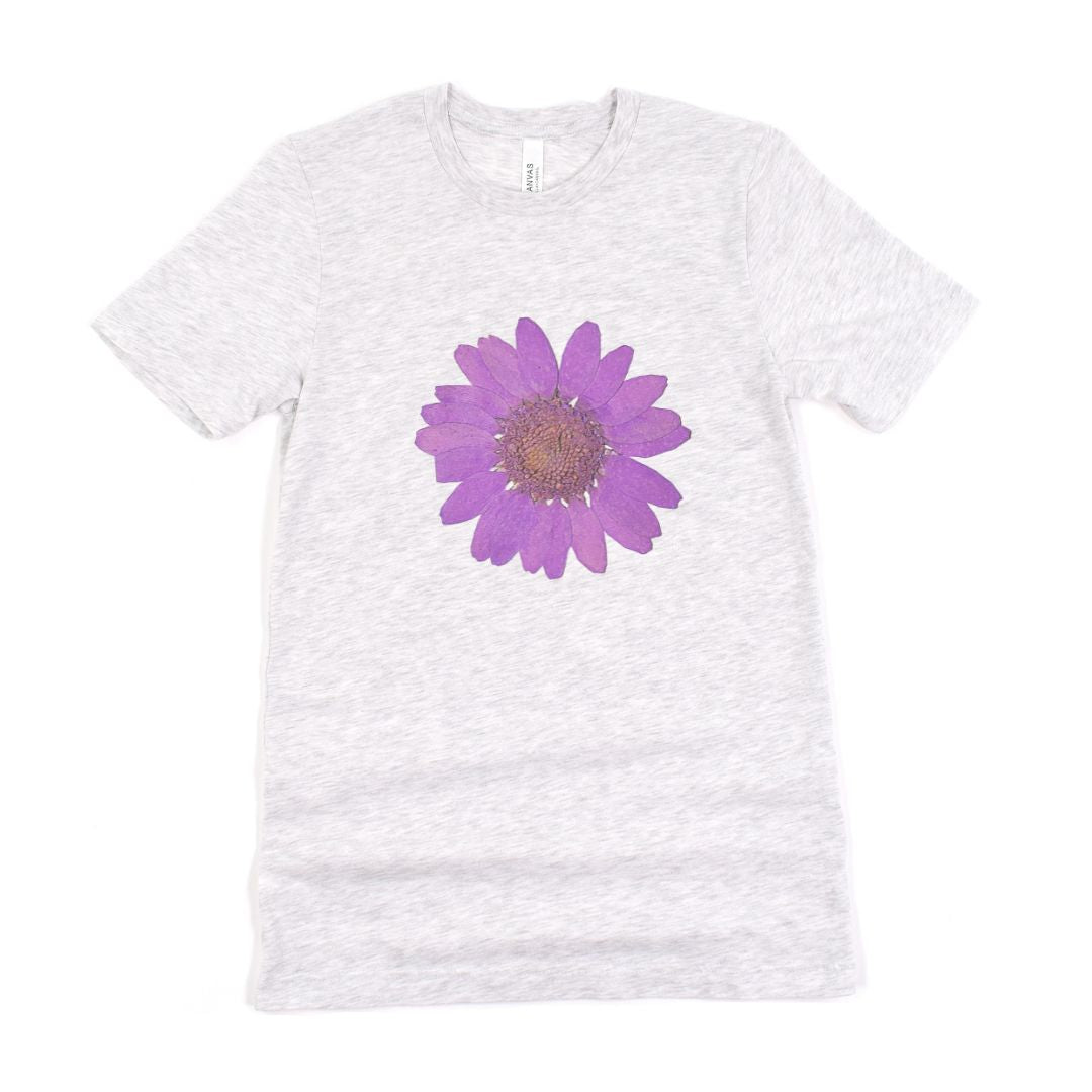 Purple Cherry Bloom Floral Ultimate Comfort Styled T-shirt