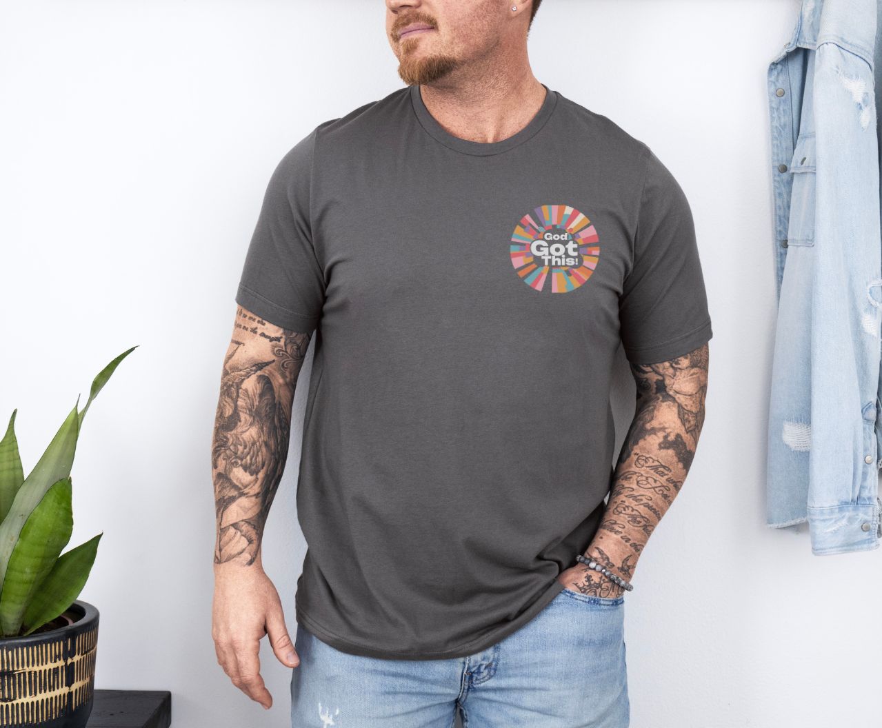 Christian Gospel Unisex Christian Bible God Got This Graphic Shirt