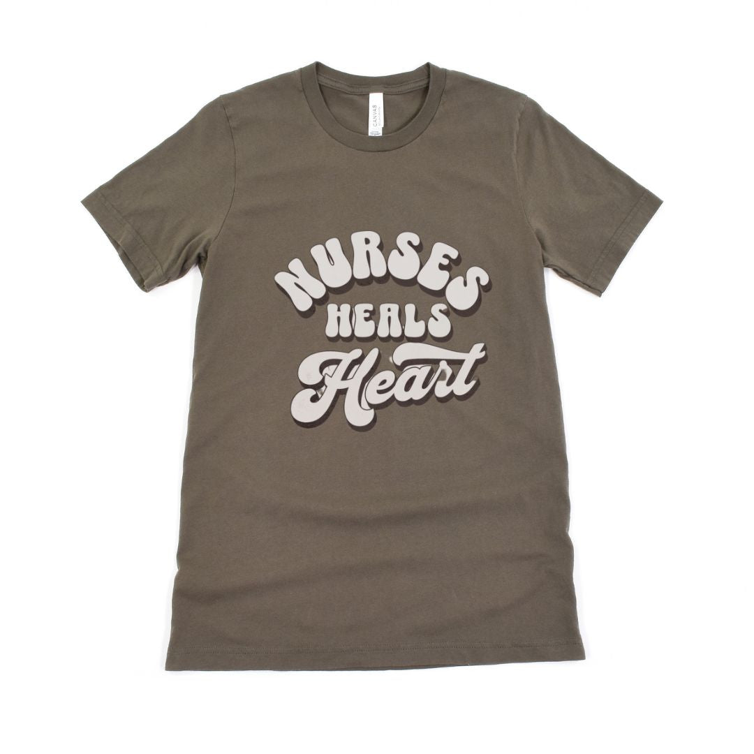 Nurses Heals Heart Ultimate Comfort Unisex T-shirt