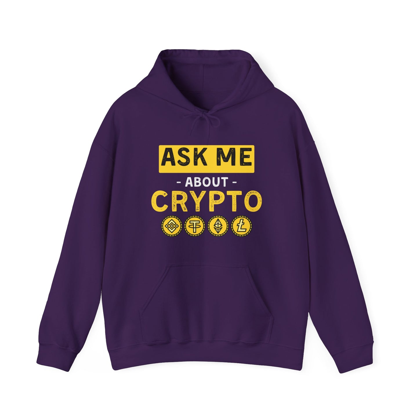 Ask Me About Crypto Ultimate Comfort Unisex Hoodie