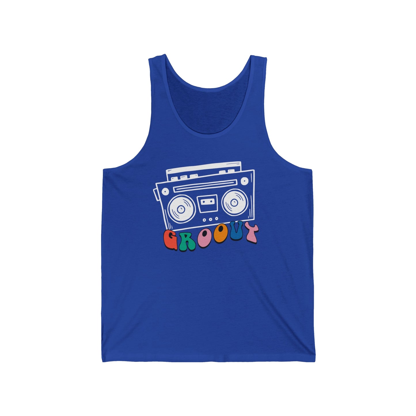Groovy Retro Vintage Graphic Ultimate Comfort Styled Unisex Tank Top