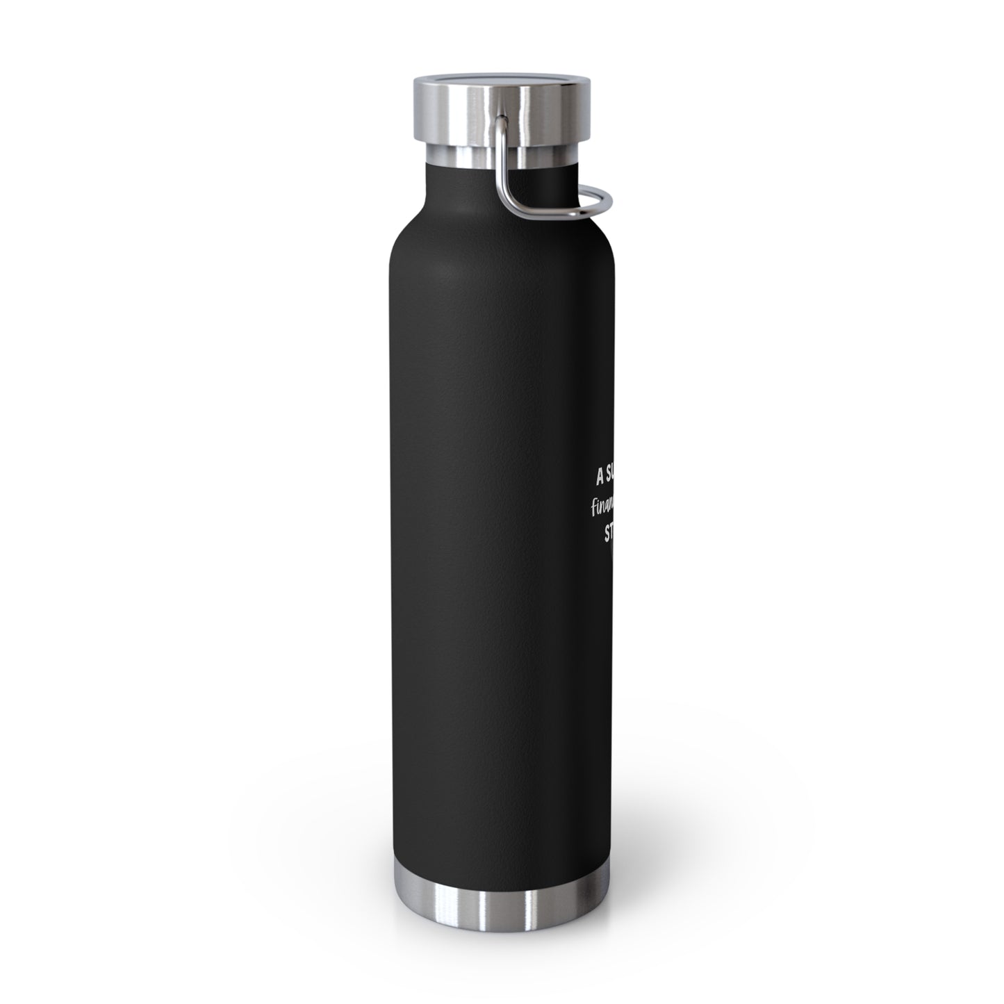 A Super Hot Financial Analyst Stole My Heart Copper Vacuum Insulated Bottle, 22oz
