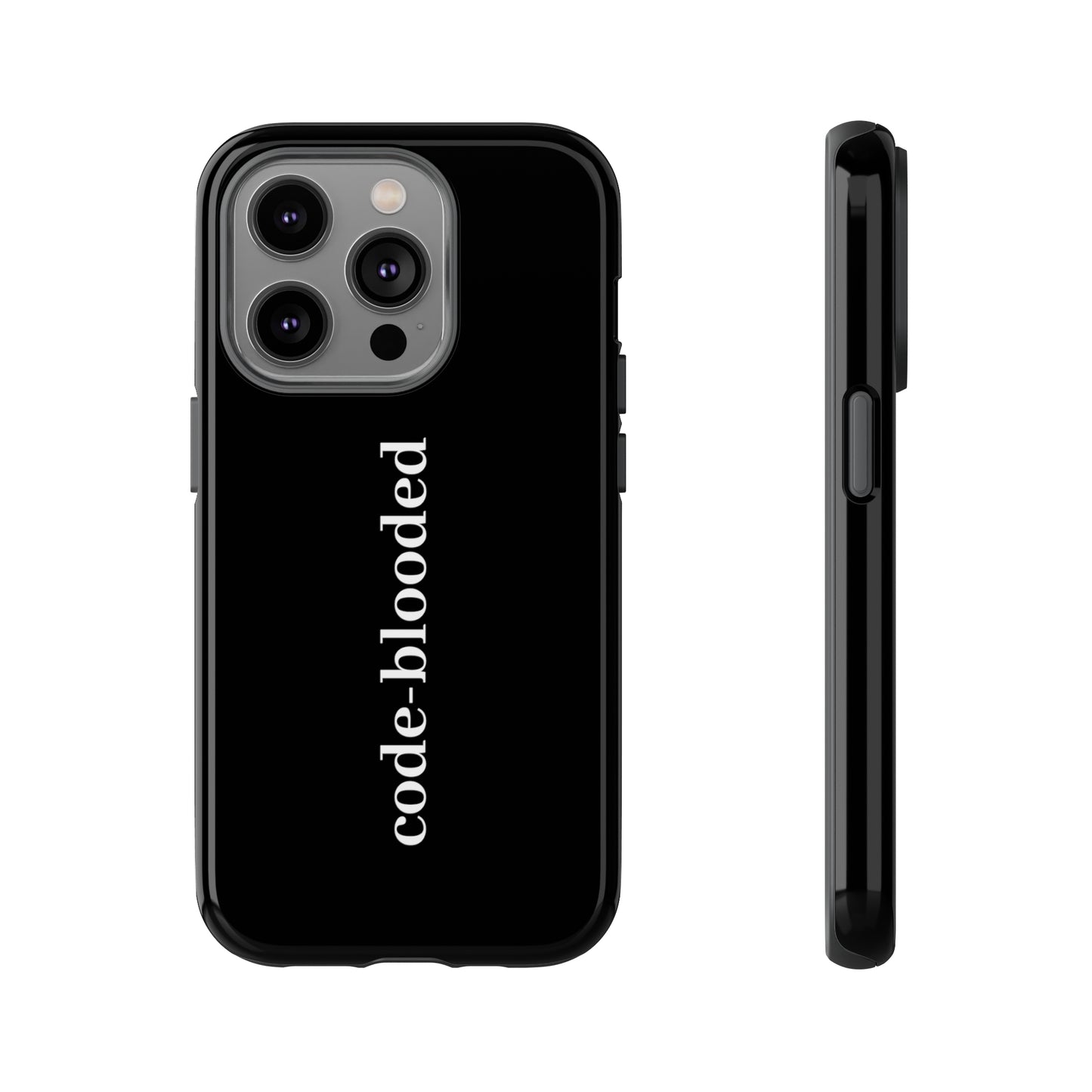 Code Blooded (Technology Programmers) iPhone Case