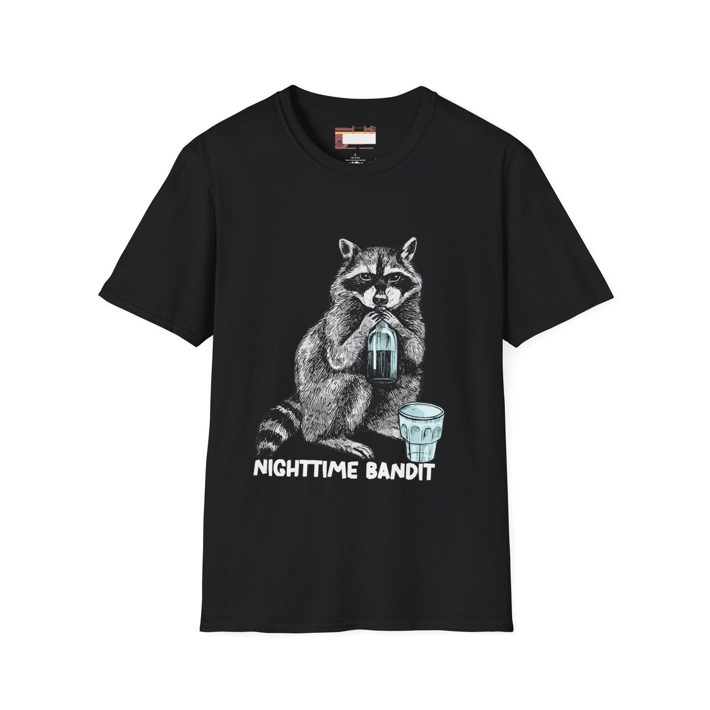 Graphic Designed Minimalist Racoon the Bandit Unisex Comfort Styled T-shirts