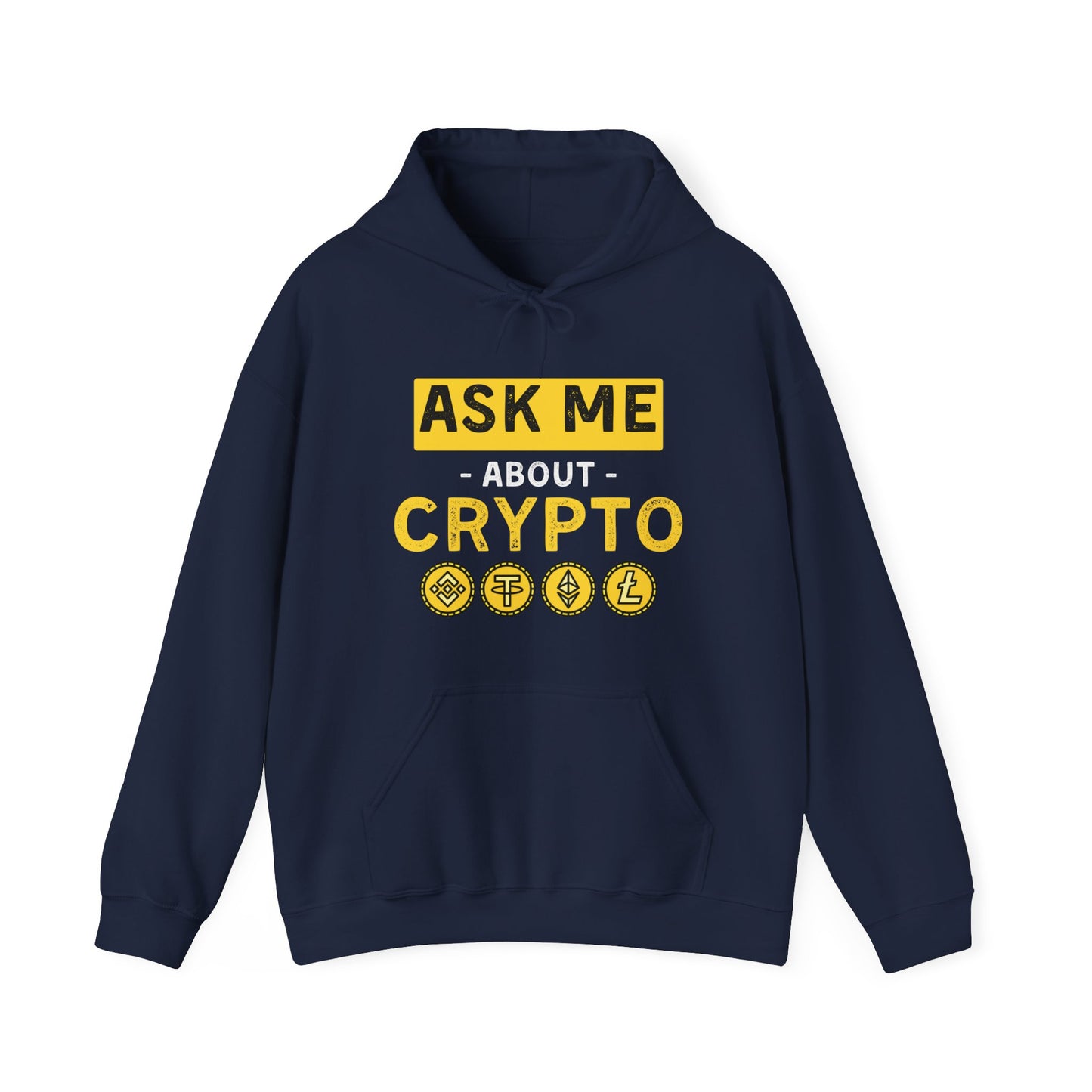 Ask Me About Crypto Ultimate Comfort Unisex Hoodie