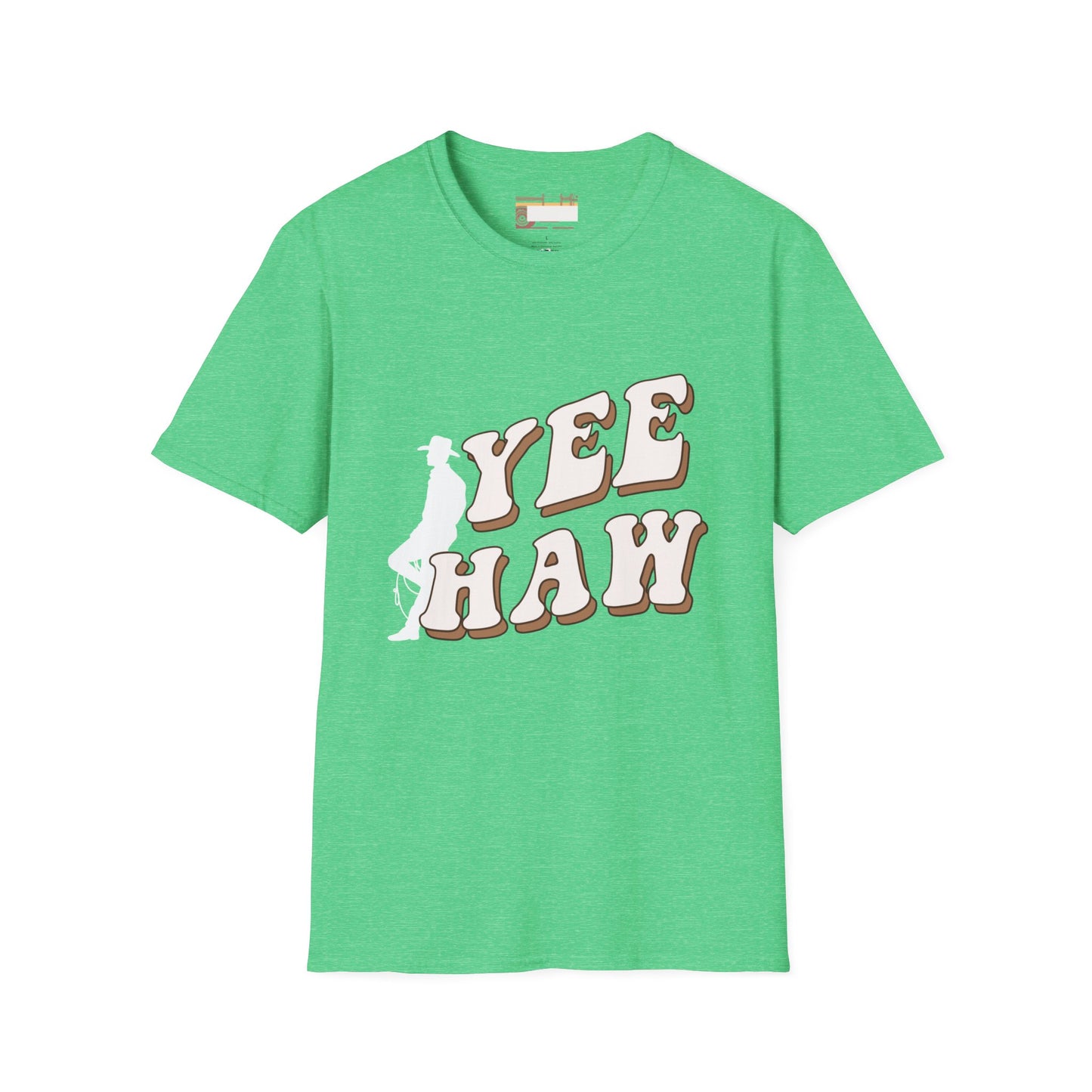 Designed Cowboy Yee Haw Unisex Minimalist Comfort T-shirt