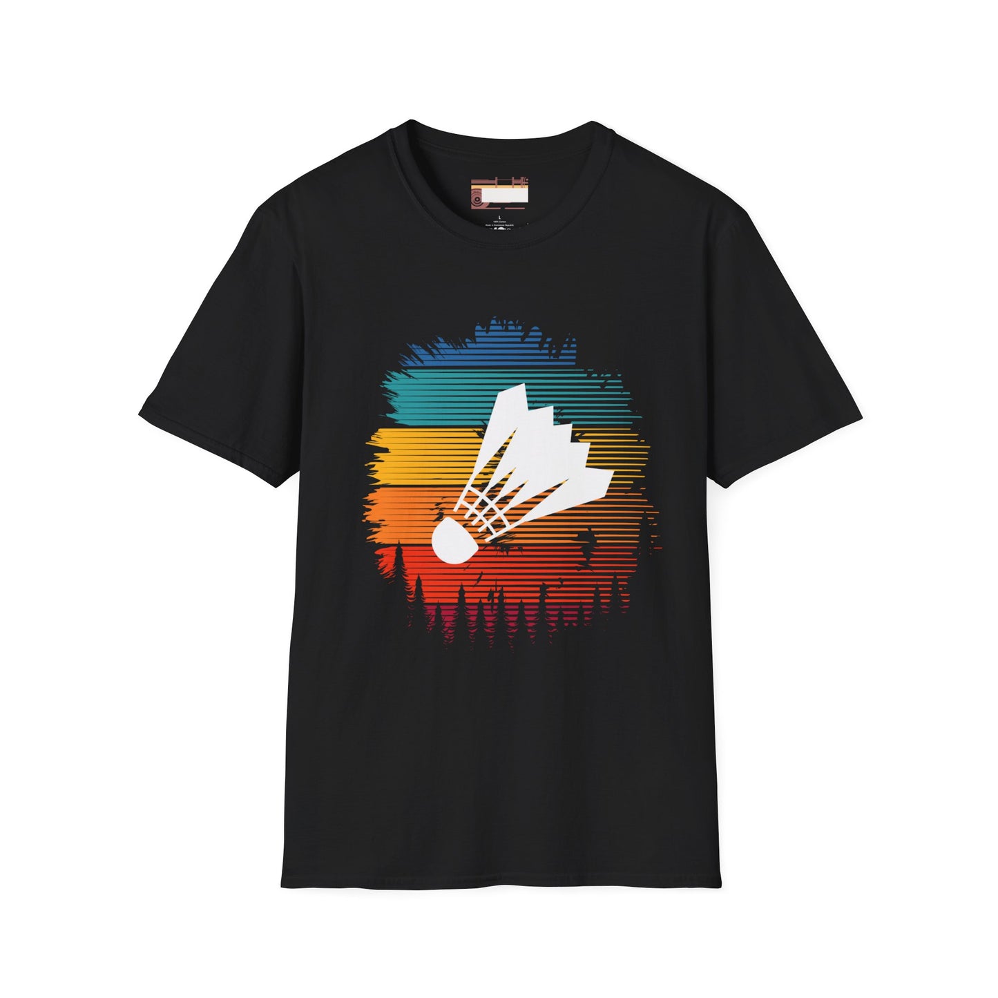 Badminton Game Day Graphic Comfort Unisex T-shirt