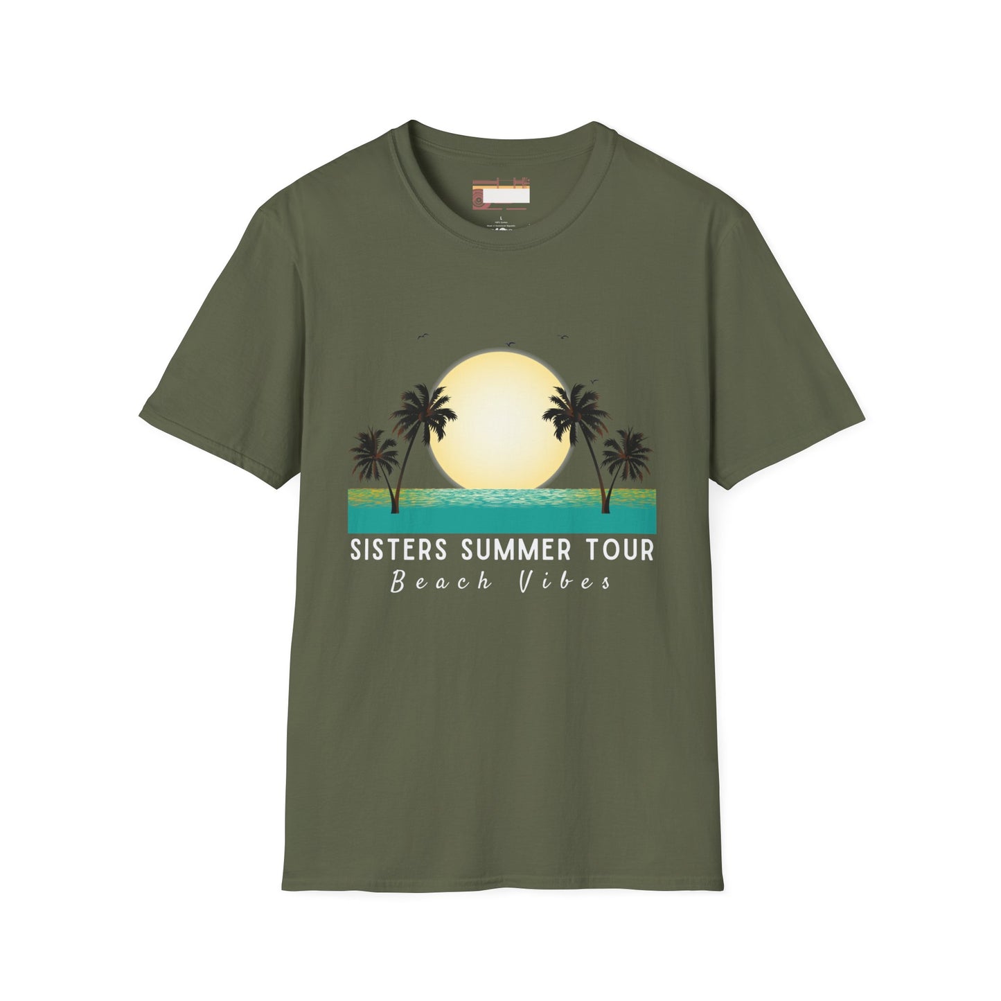 Graphic Sister Tour Comfort T-shirt, Christian Sister Outdoor Group Vacation Tees, Tees for Sisters Beach Cruise Trip