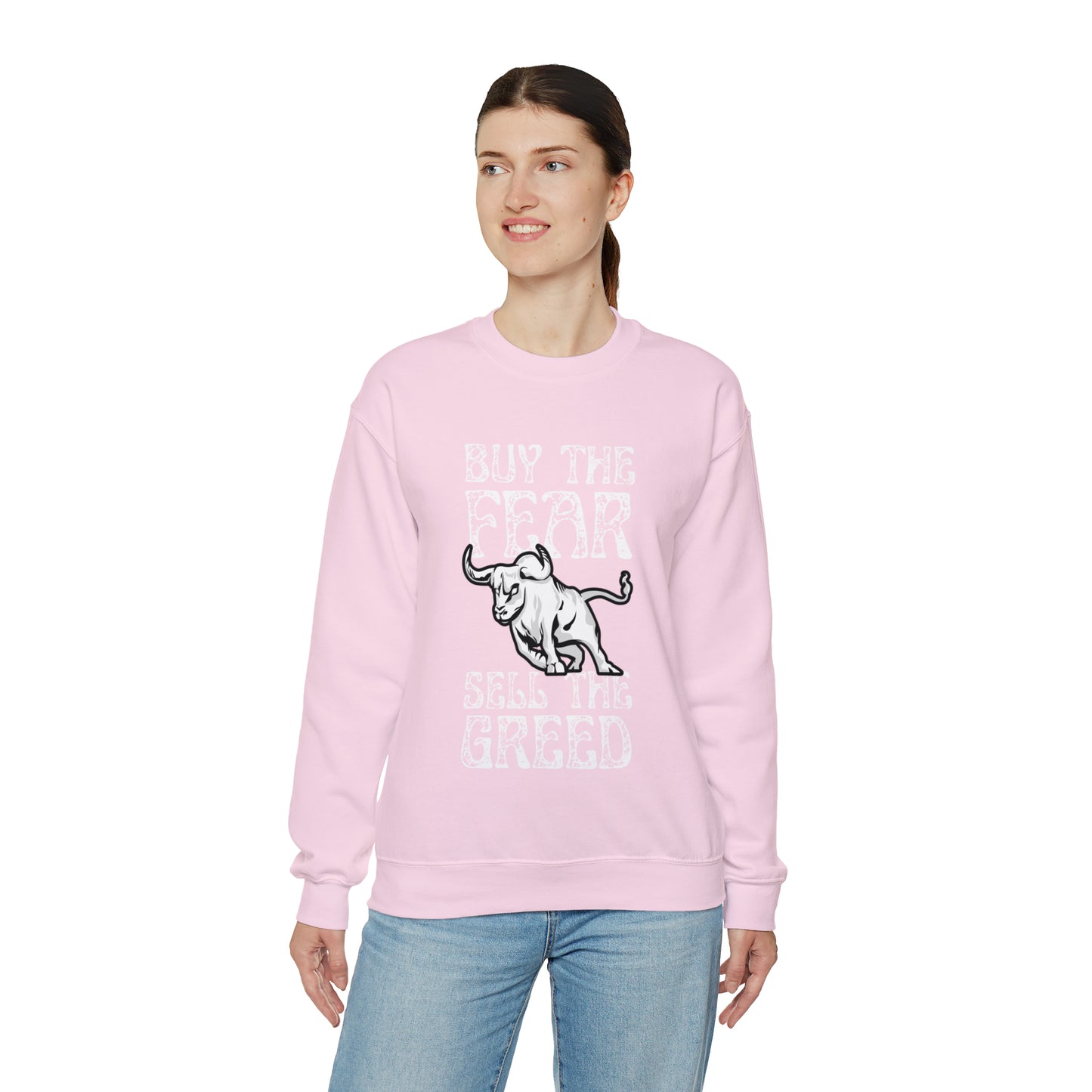 Buy The Fear Sell The Greed (Stock Market) Unisex Sweatshirt