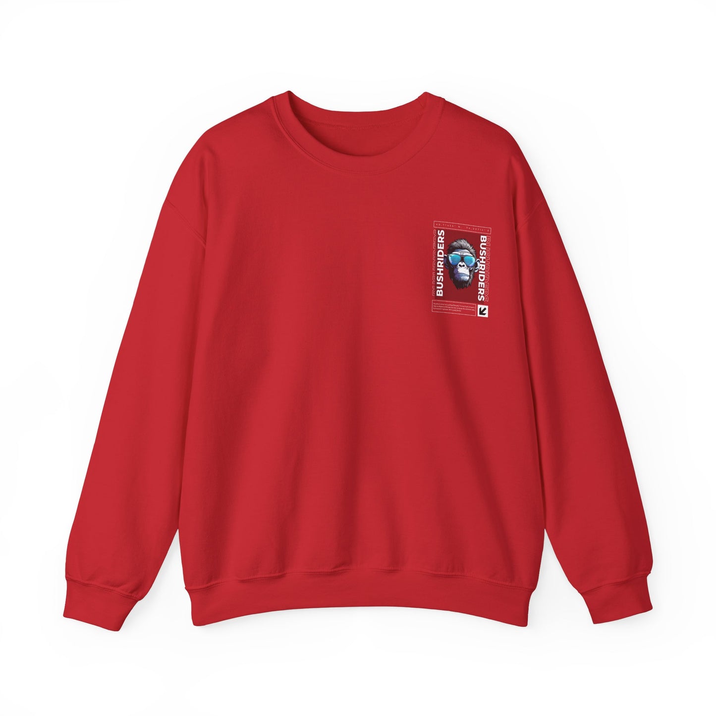 Graphic Designed Minimalist Bush Riders Crewneck Sweatshirt
