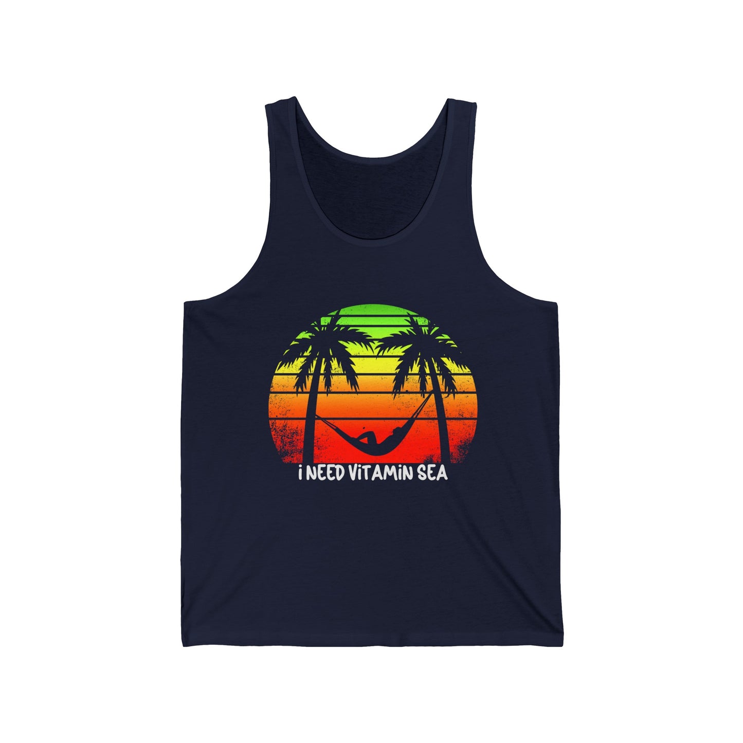 Beach Lovers Ultimate Comfort Styled Funny Unisex Summer Tank Top