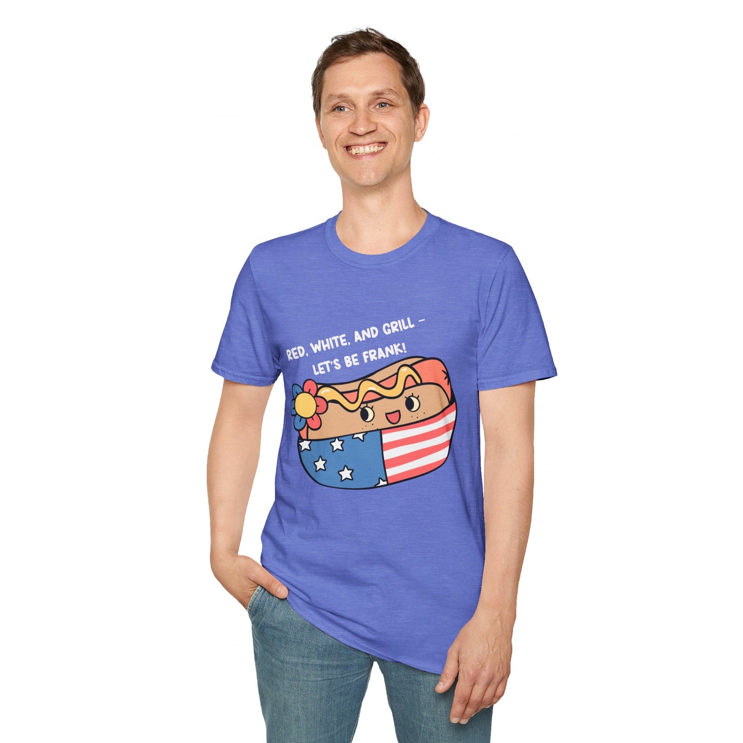 Red, White And Grill-Lets Be Frank. July 4th Ultimate Comfort Unisex T-shirt