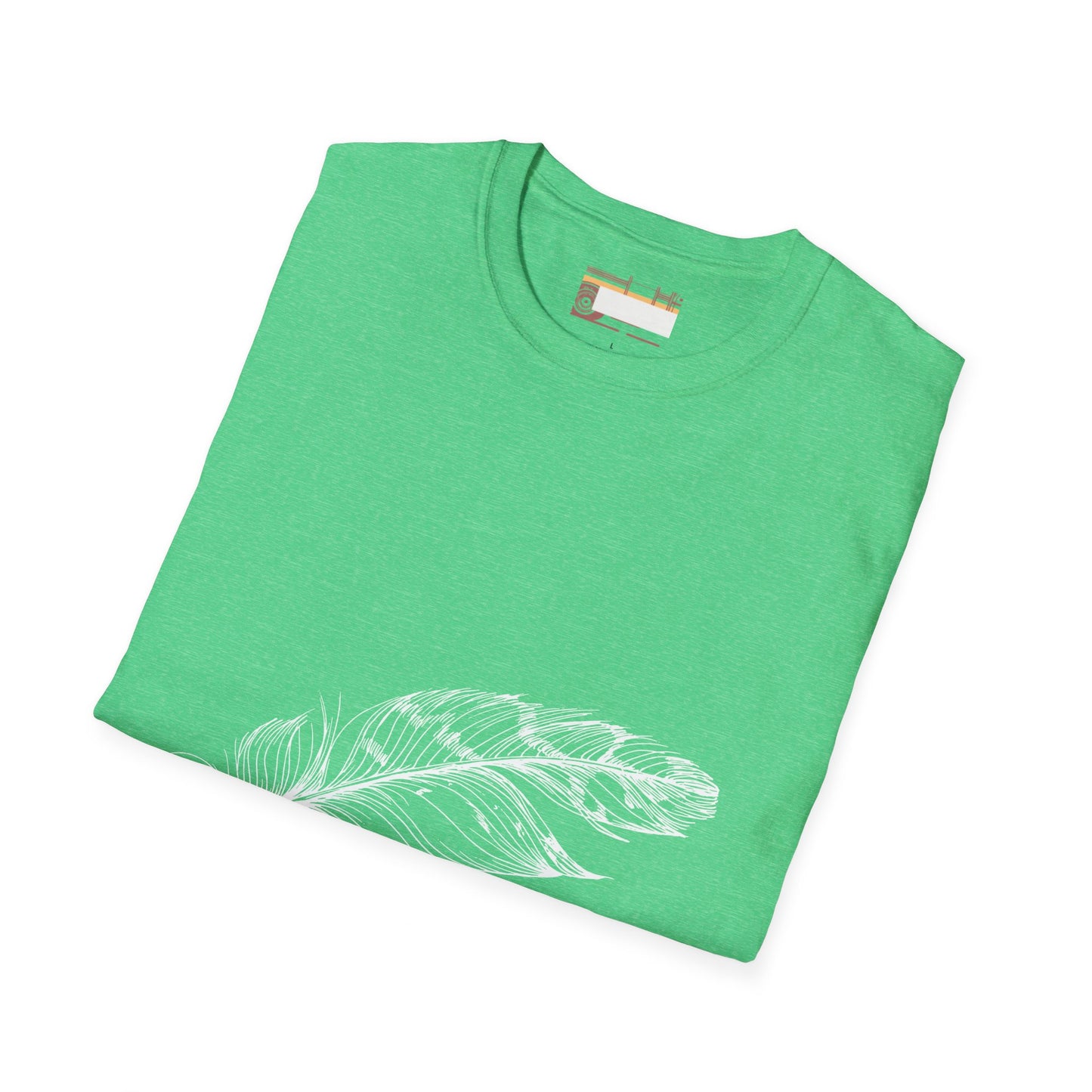Bird Feather Designed Graphic Comfort Unisex T-shirt