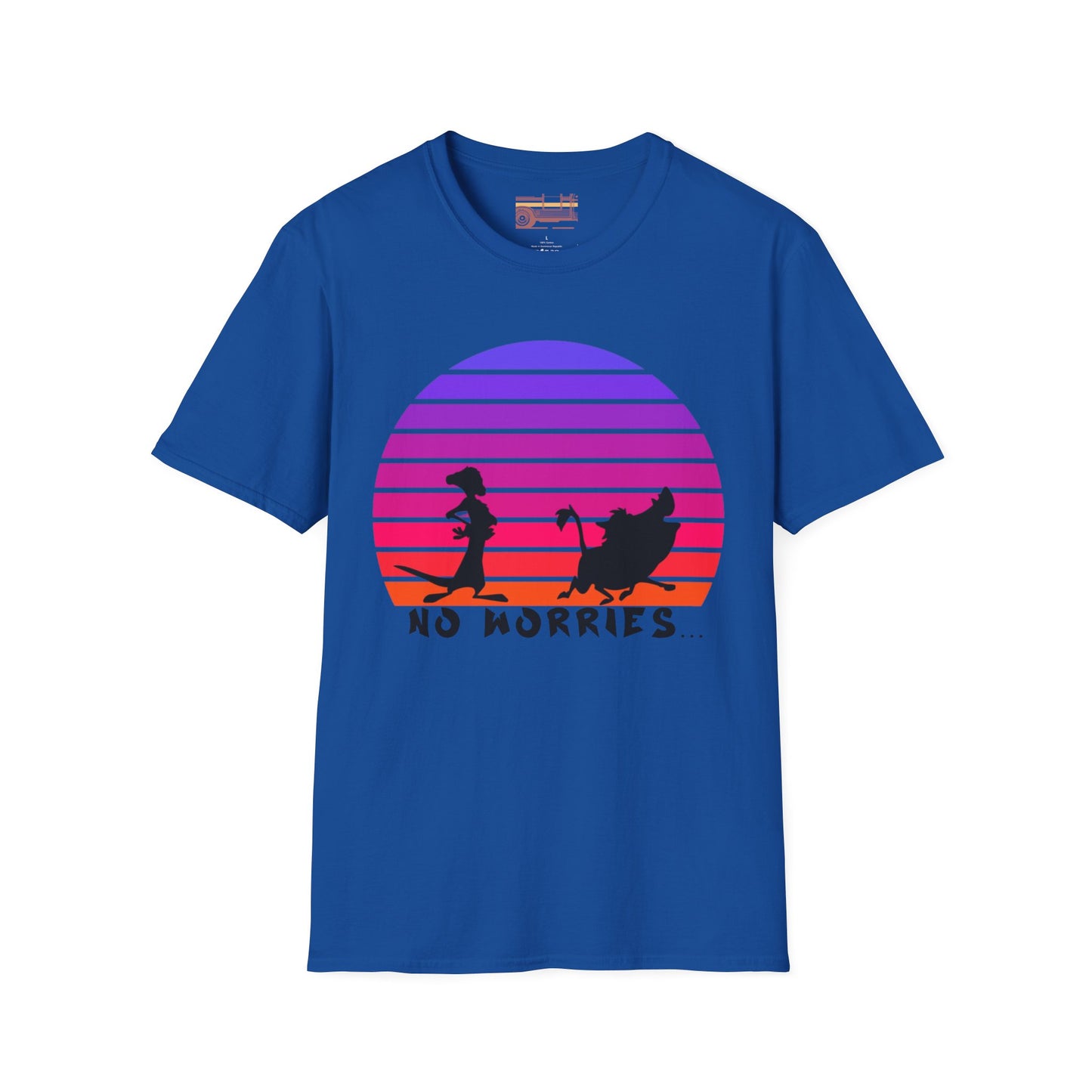 No Worries Motivation Ultimate Comfort Styled Graphic T-shirt