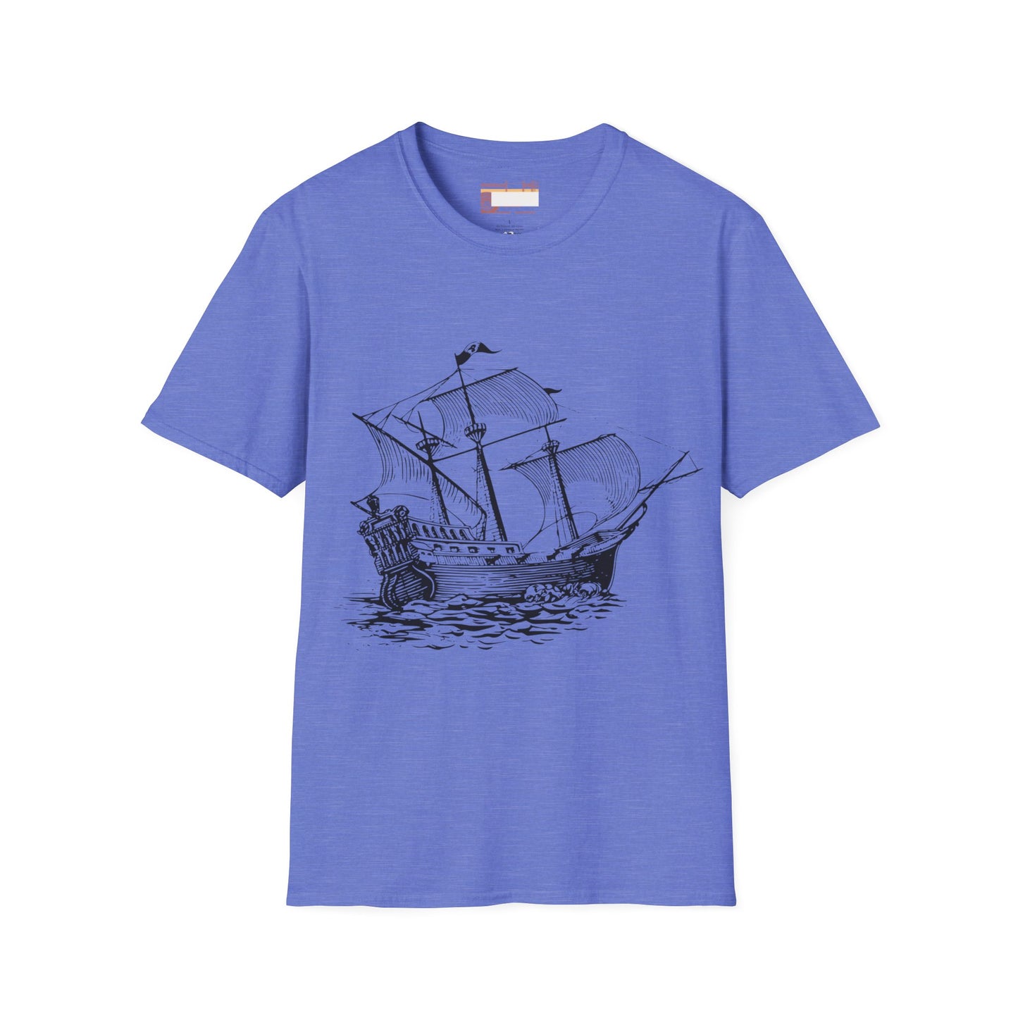 Columbus Day Cargo Ship Graphic Comfort Unisex T-shirt