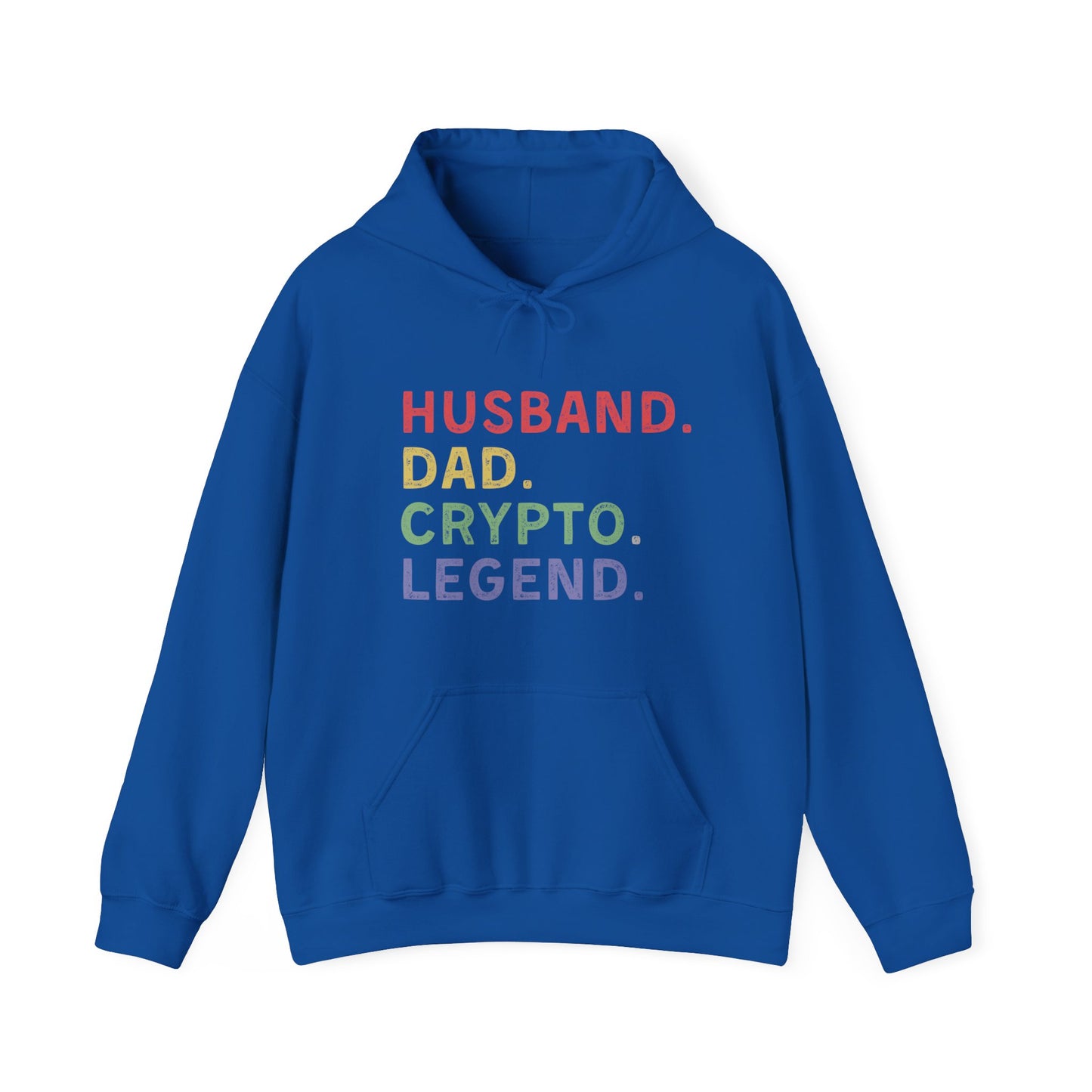 Husband Dad Crypto Legend Ultimate Comfort Unisex Hoodie