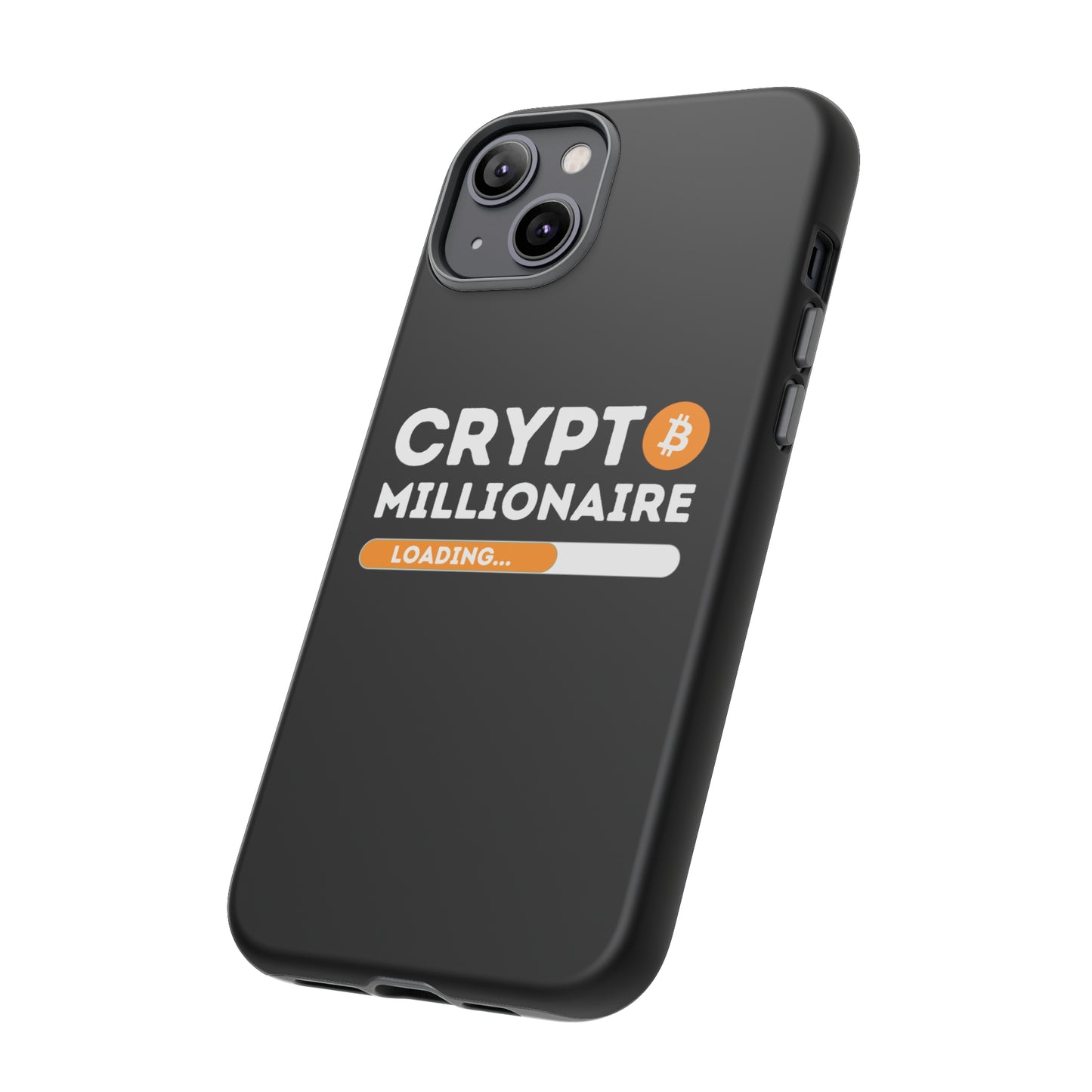 Crypto Millionaire Black iPhone Case