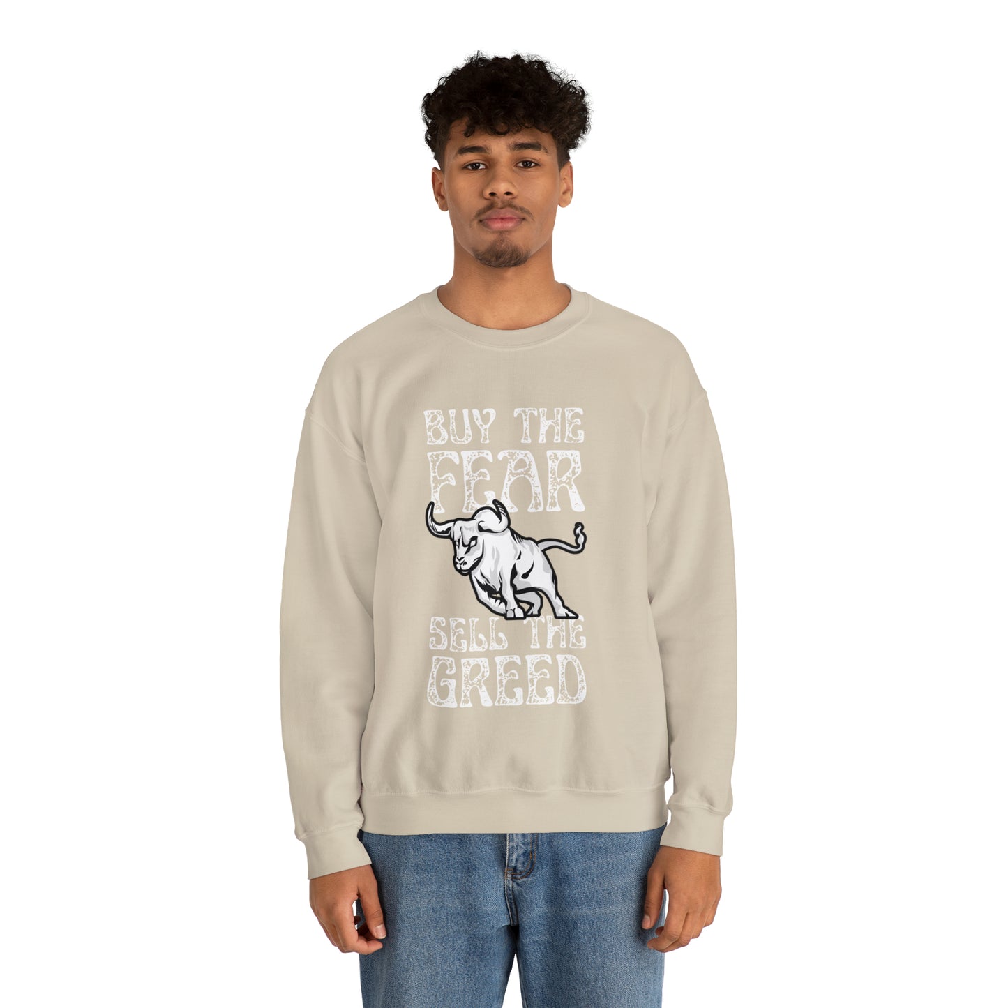 Buy The Fear Sell The Greed (Stock Market) Unisex Sweatshirt