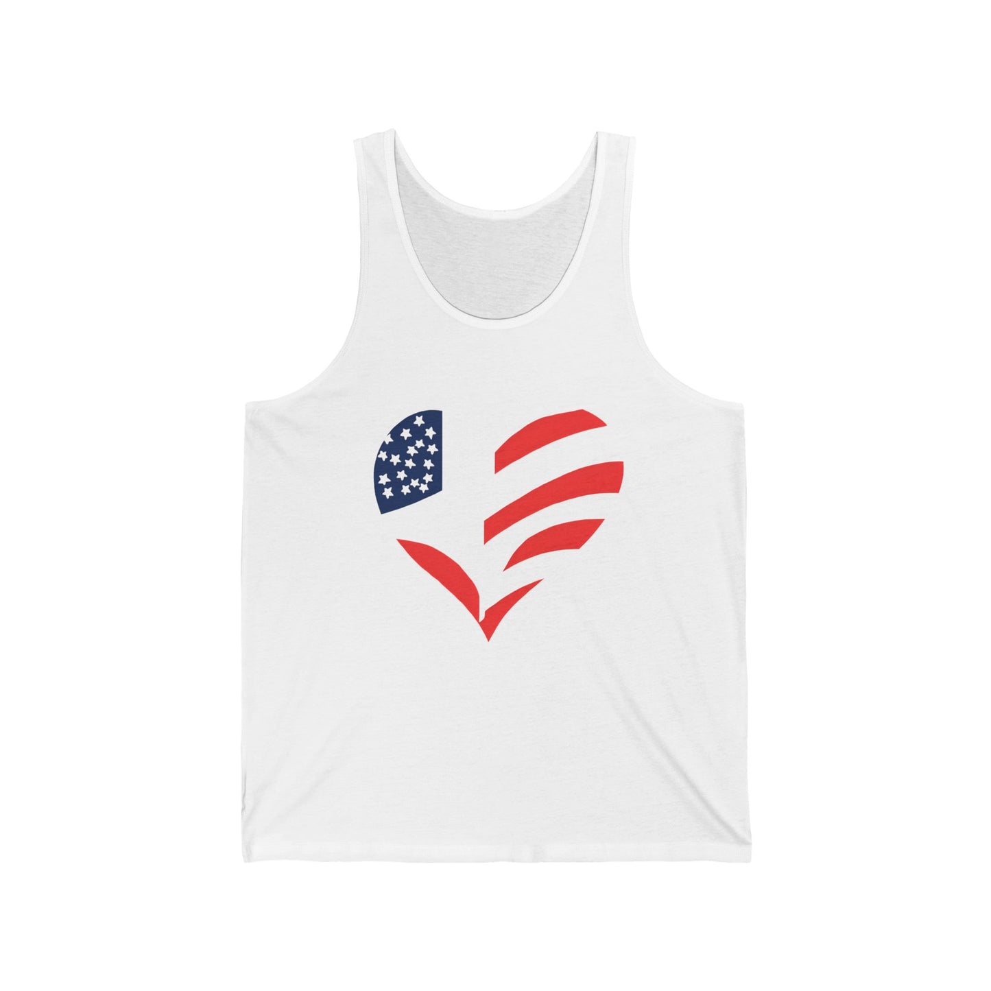 Comfort Styled Graphic American Flag Unisex Summer Tank Top
