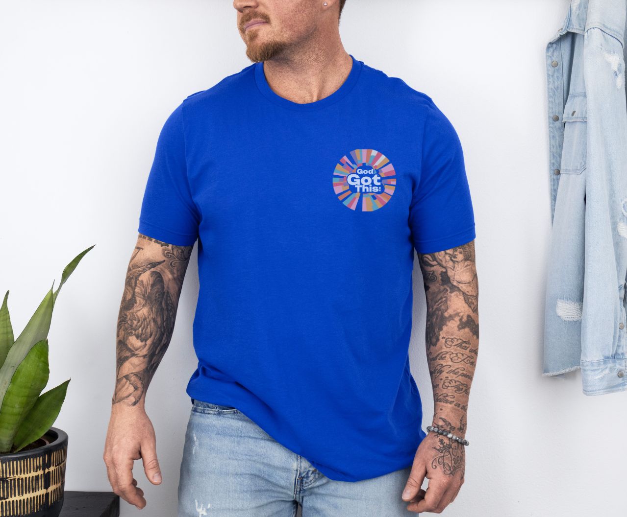 Christian Gospel Unisex Christian Bible God Got This Graphic Shirt