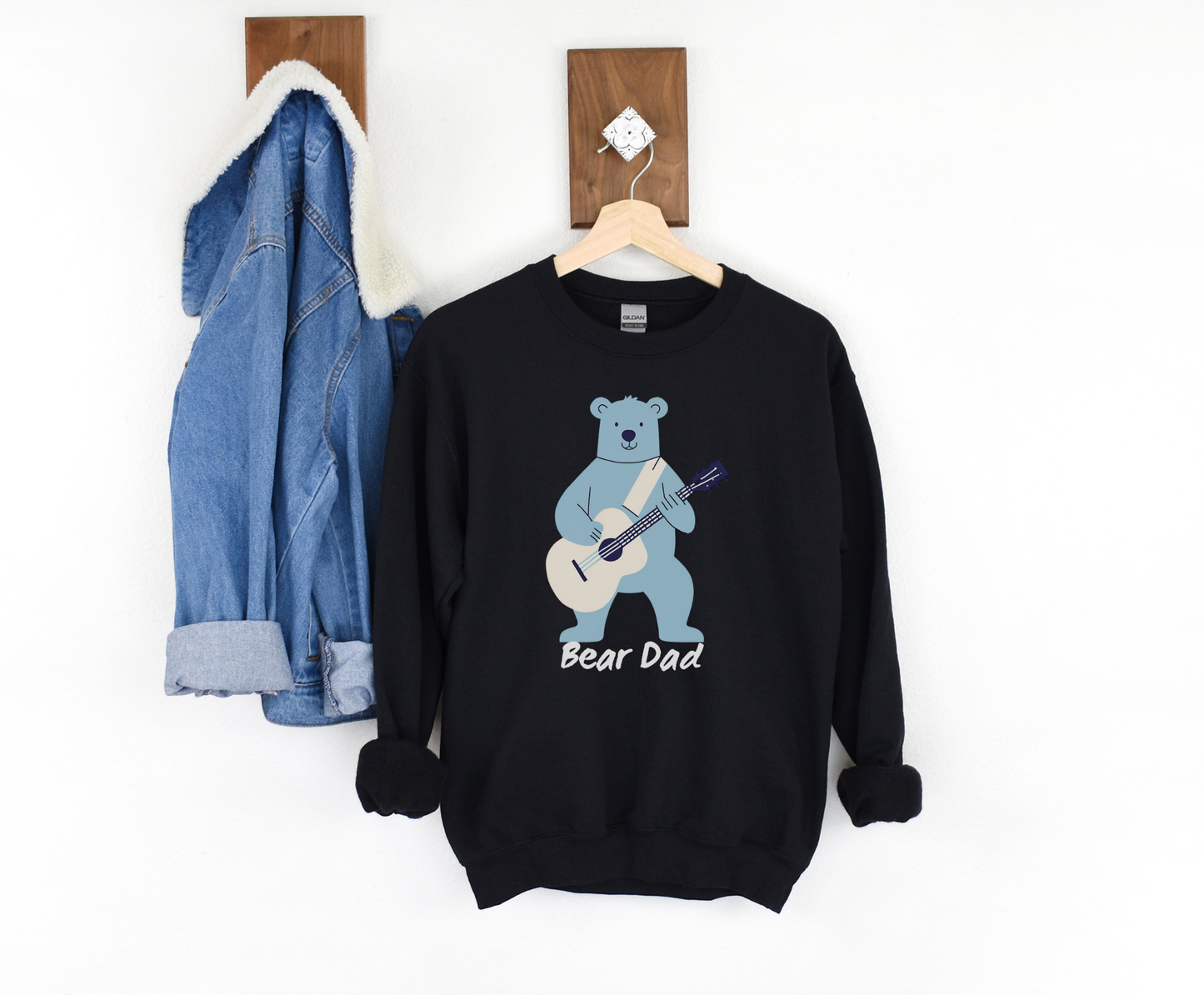 Graphic Fathers Day Sweatshirts, Gifts For Musician Dad Birthday
