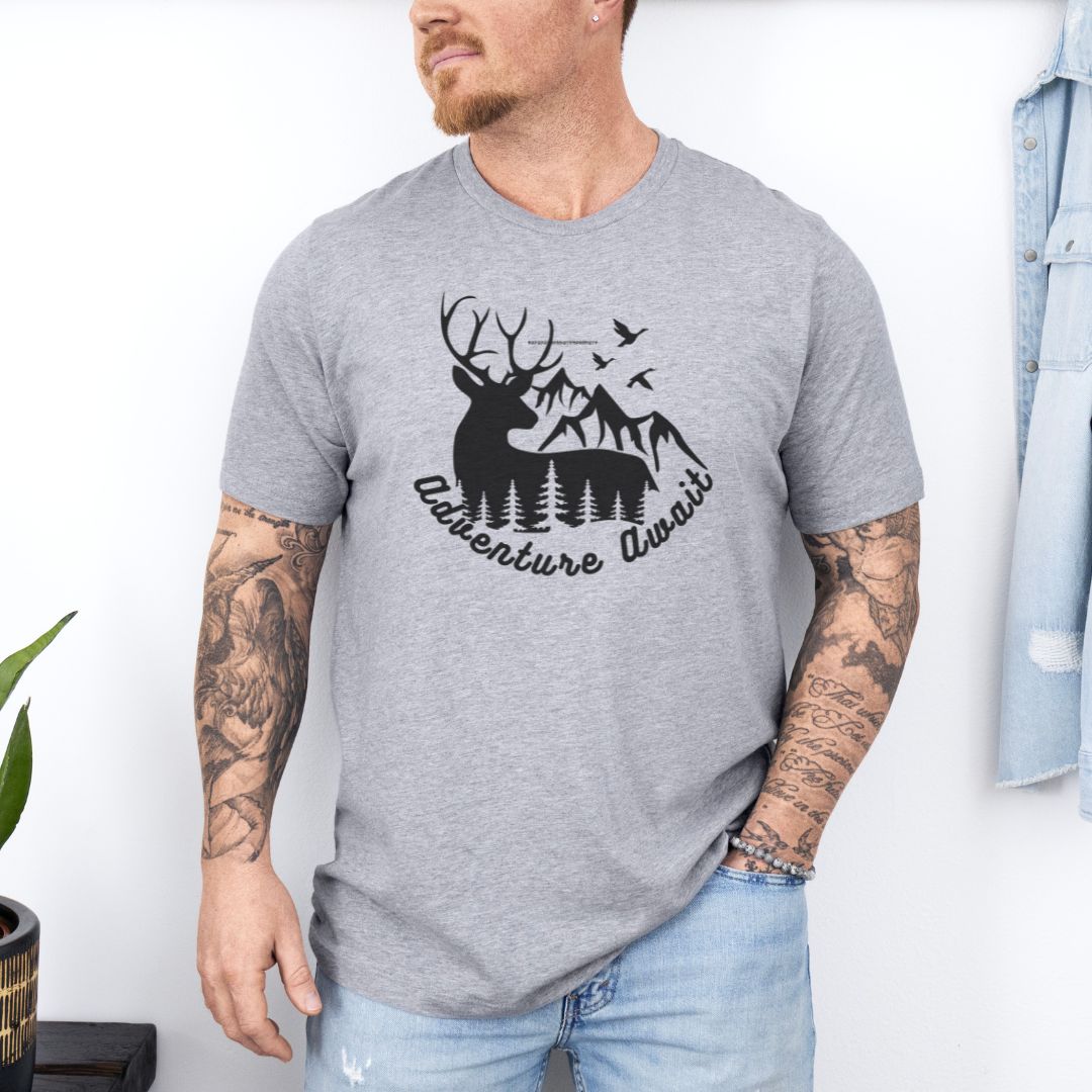 Adventure Awaits Ultimate Unisex Comfort Styled T-shirt