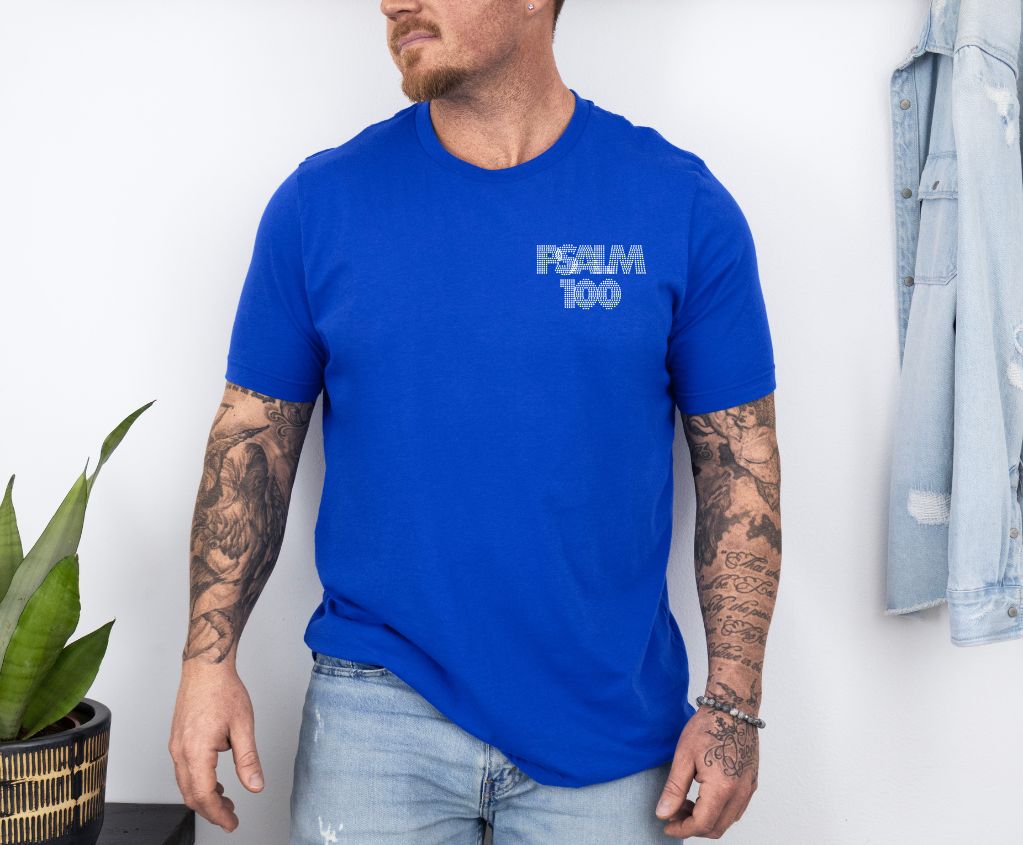 Unisex Christian Praise Psalm 100 Graphic Shirt