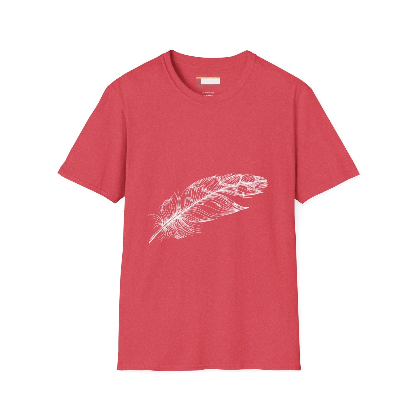 Bird Feather Designed Graphic Comfort Unisex T-shirt