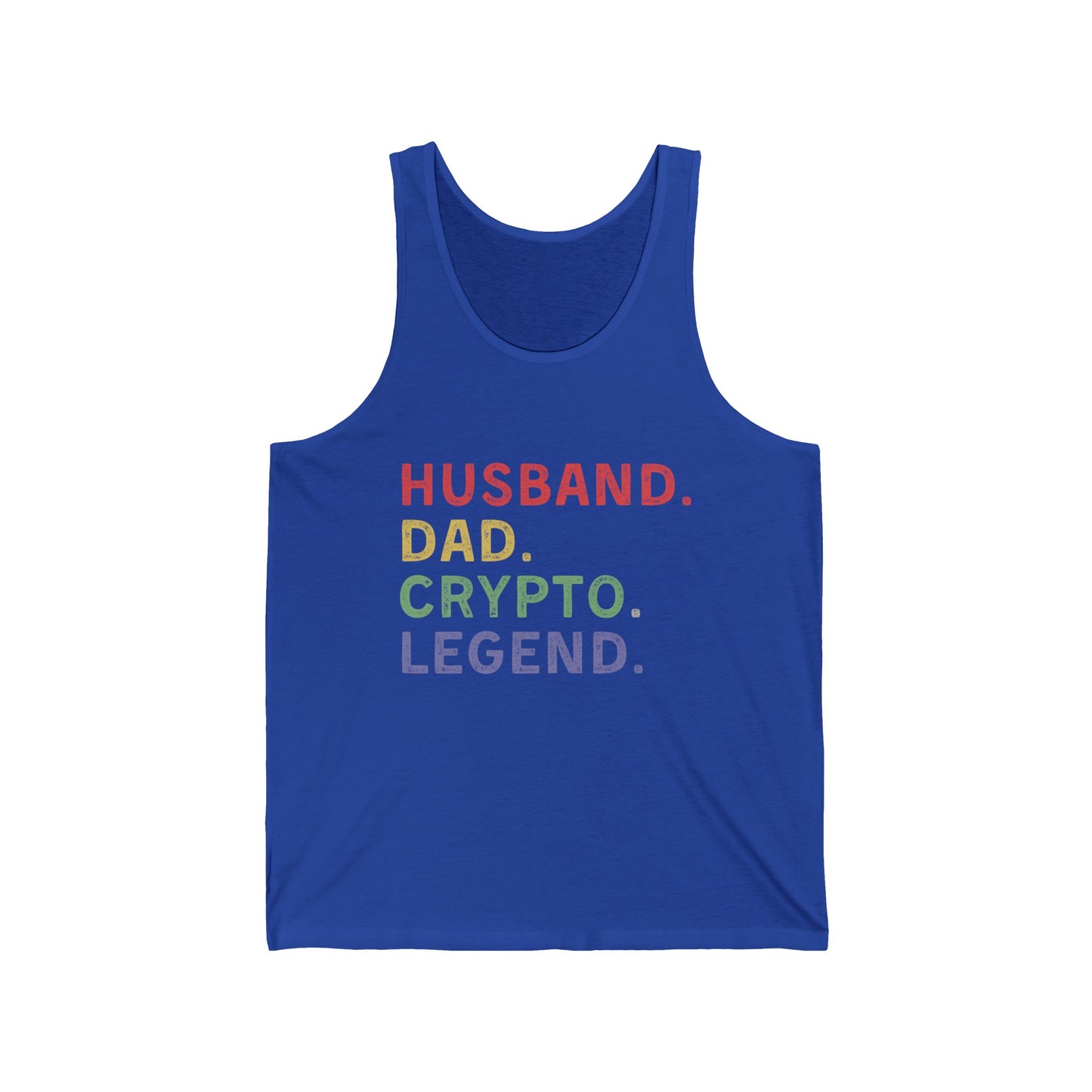 Husband Dad Crypto Legend Ultimate Comfort Unisex Tank top
