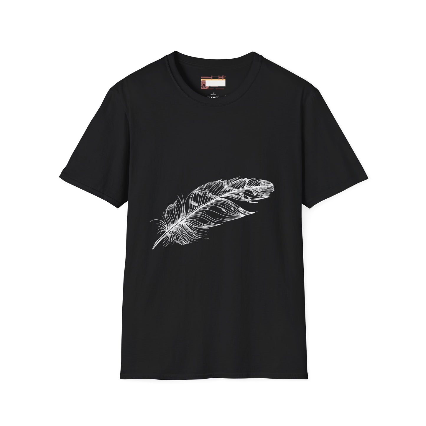 Bird Feather Designed Graphic Comfort Unisex T-shirt