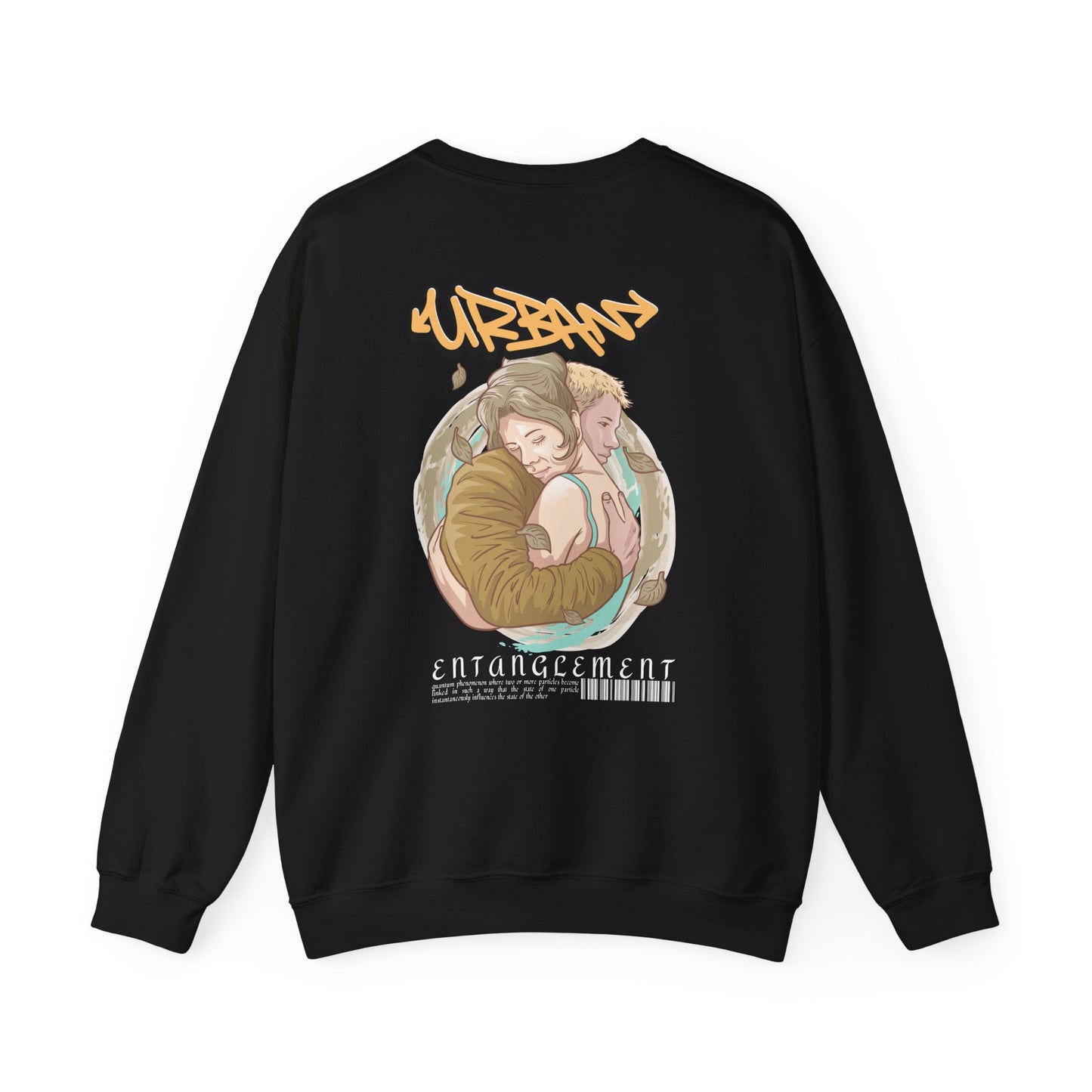Graphic Designed Minimalist Urban Entanglement Crewneck Sweatshirt