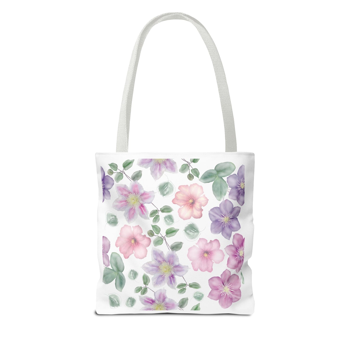 Summer Graphic Wild Flower Tote Bag