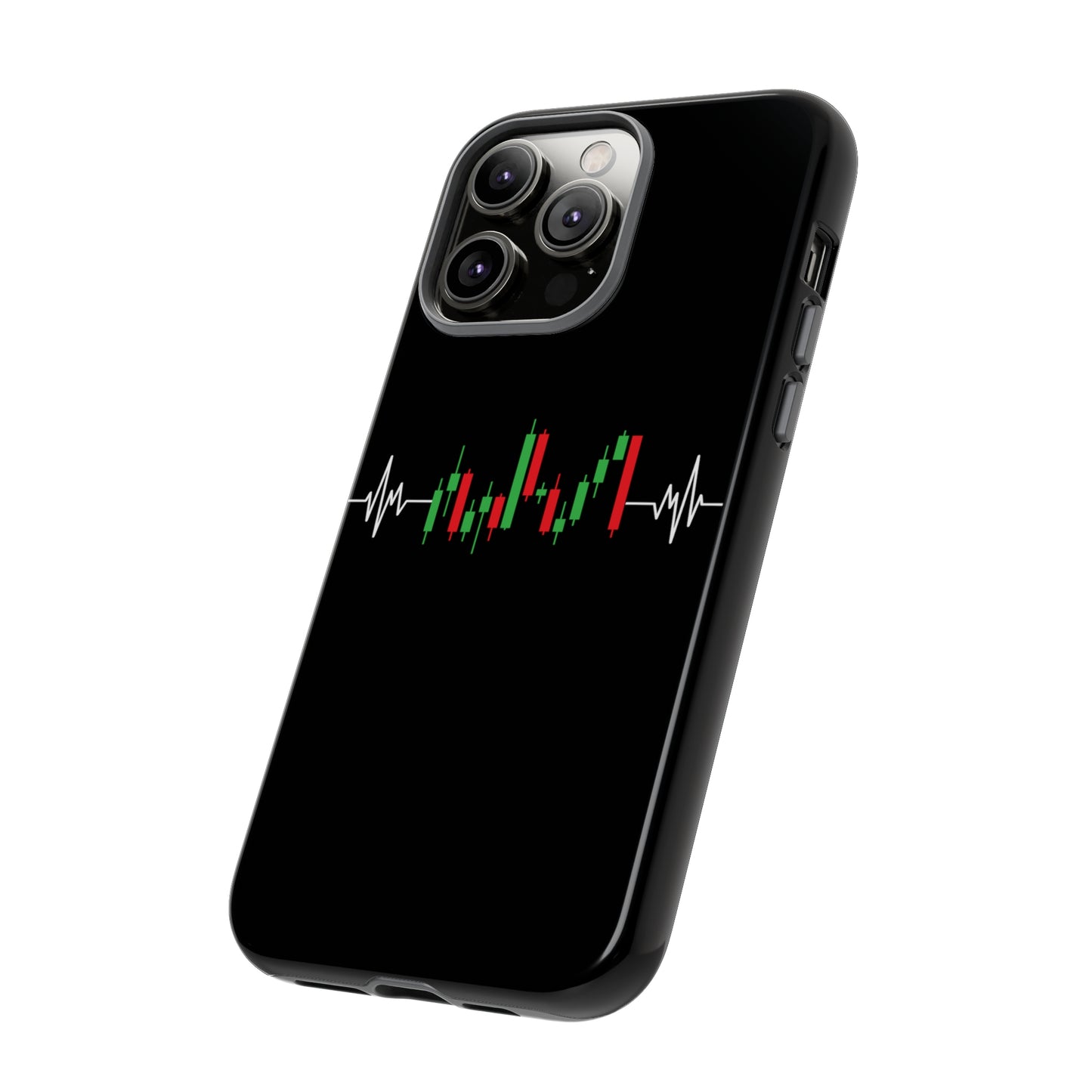 Bearish And Bullish Chart Candles (Stock Market) iPhone Case