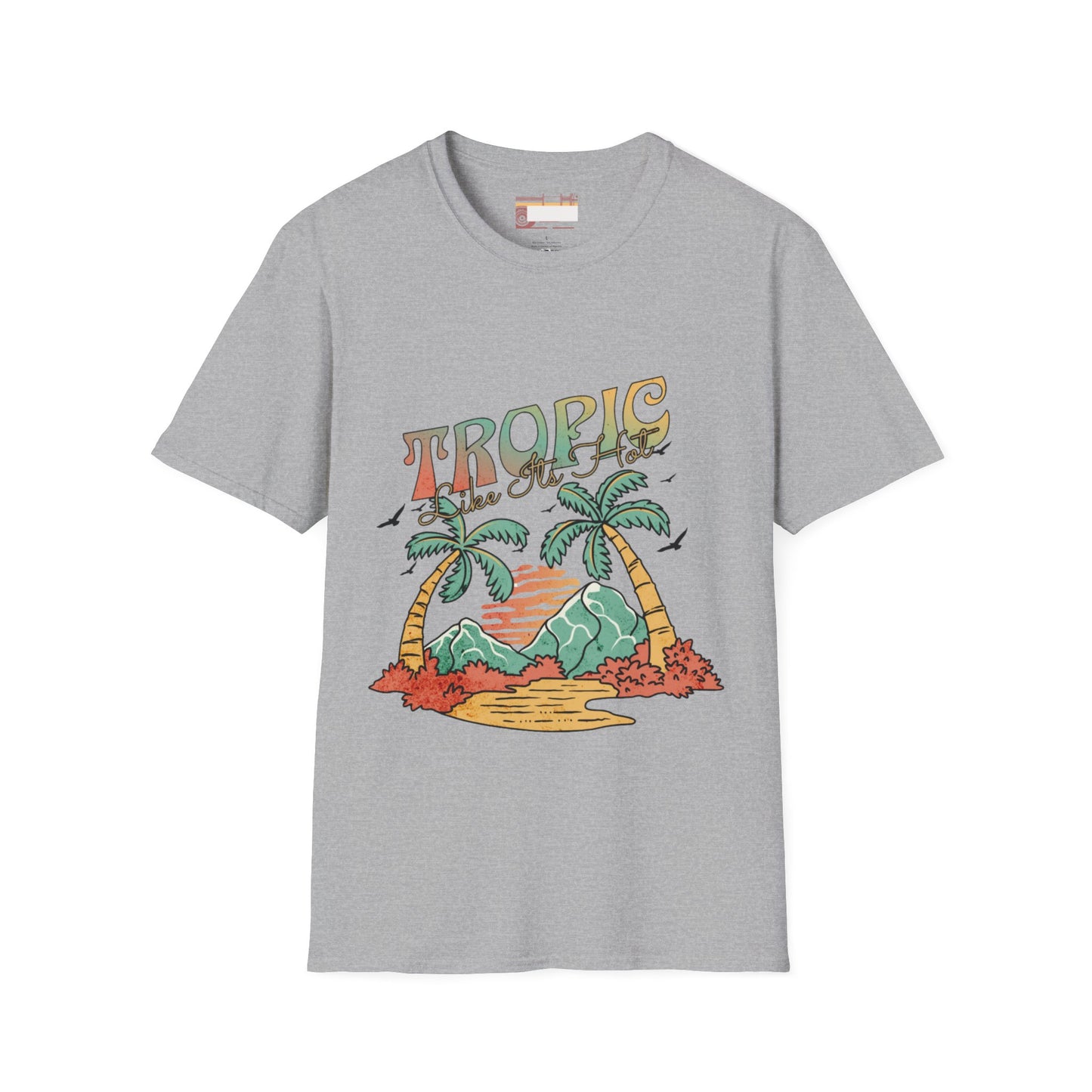 Graphic Summer Vibes Beach Hair Comfort Styled T-shirts