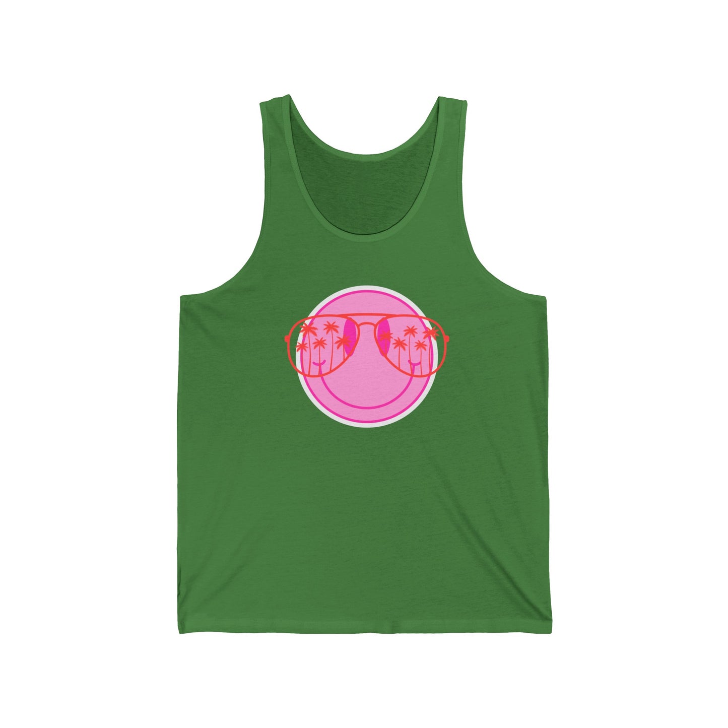 Smiley Graphic Ultimate Comfort Styled Unisex Tank Top