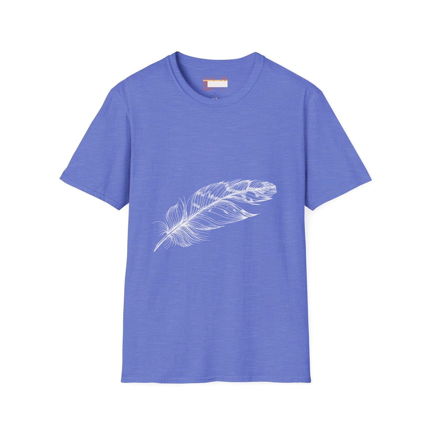 Bird Feather Designed Graphic Comfort Unisex T-shirt