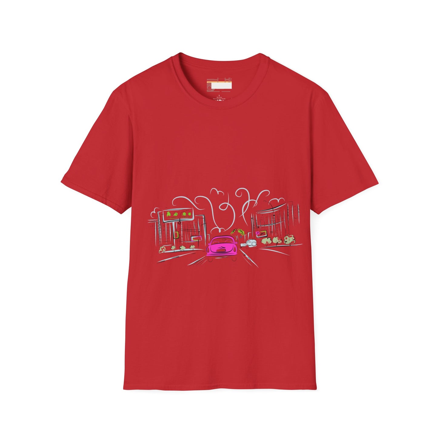 Graphic City Drama Designed Comfort Unisex T-shirt