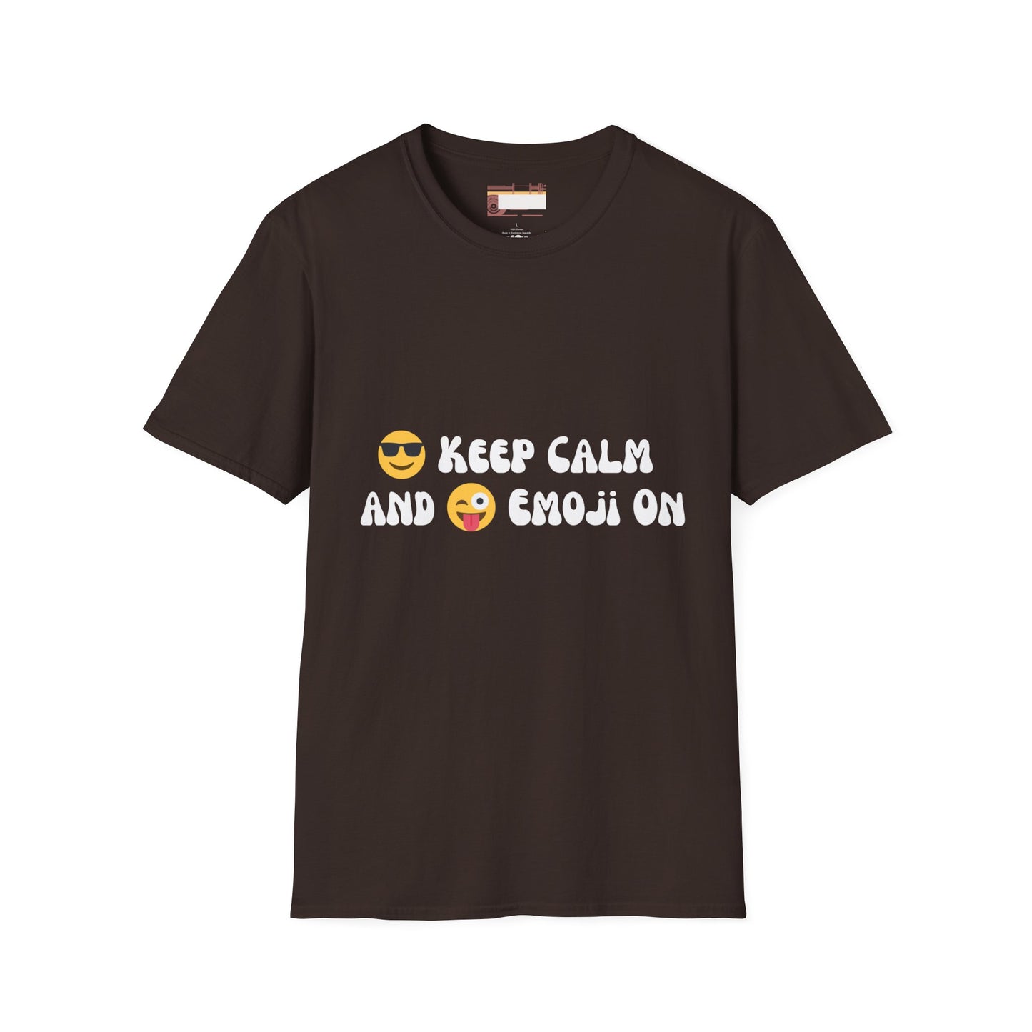 Graphic Emojis Designed Comfort Styled Minimalist T-shirts