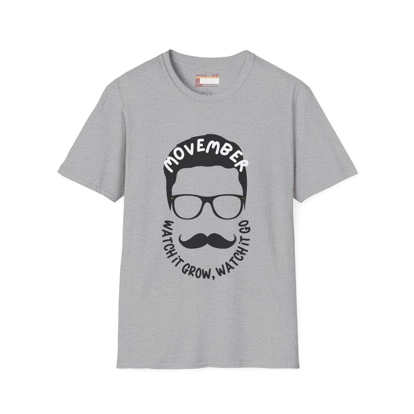 Movember Moustache Bearded Gang Graphic Comfort Unisex T-shirt