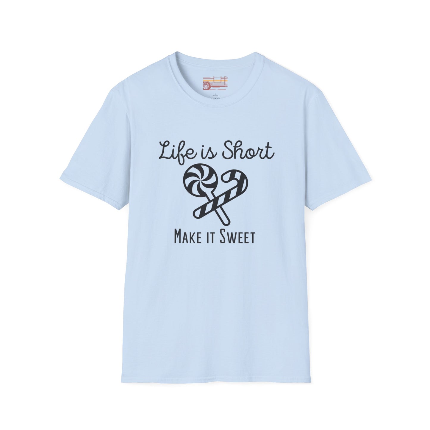 Live is Short Classic Summer Ultimate Comfort Motivational Styled Unisex T-shirt