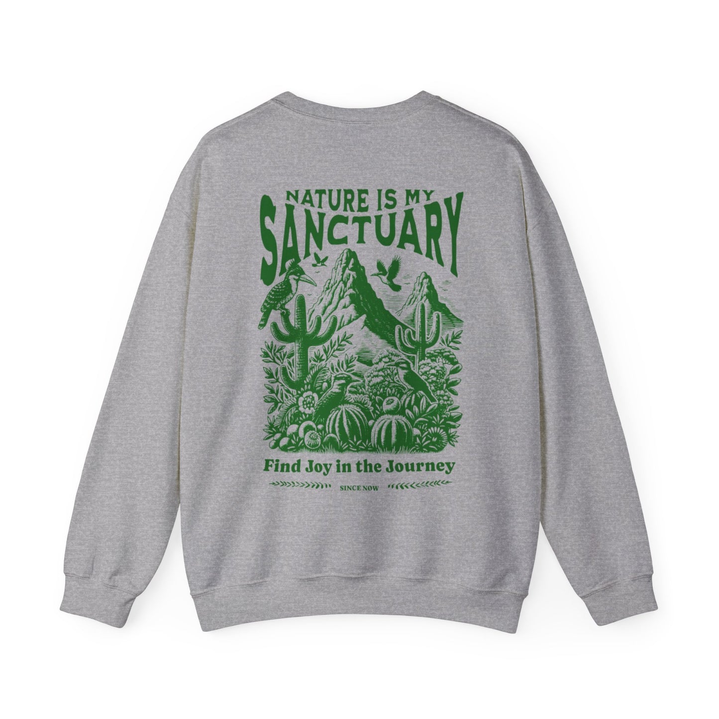 Graphic Designed Minimalist Crewneck Sweatshirt