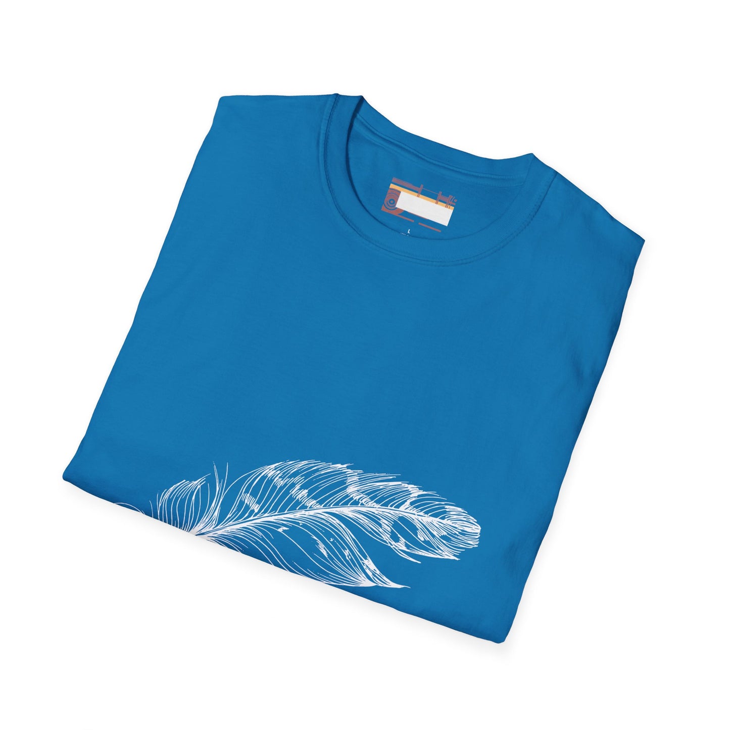 Bird Feather Designed Graphic Comfort Unisex T-shirt