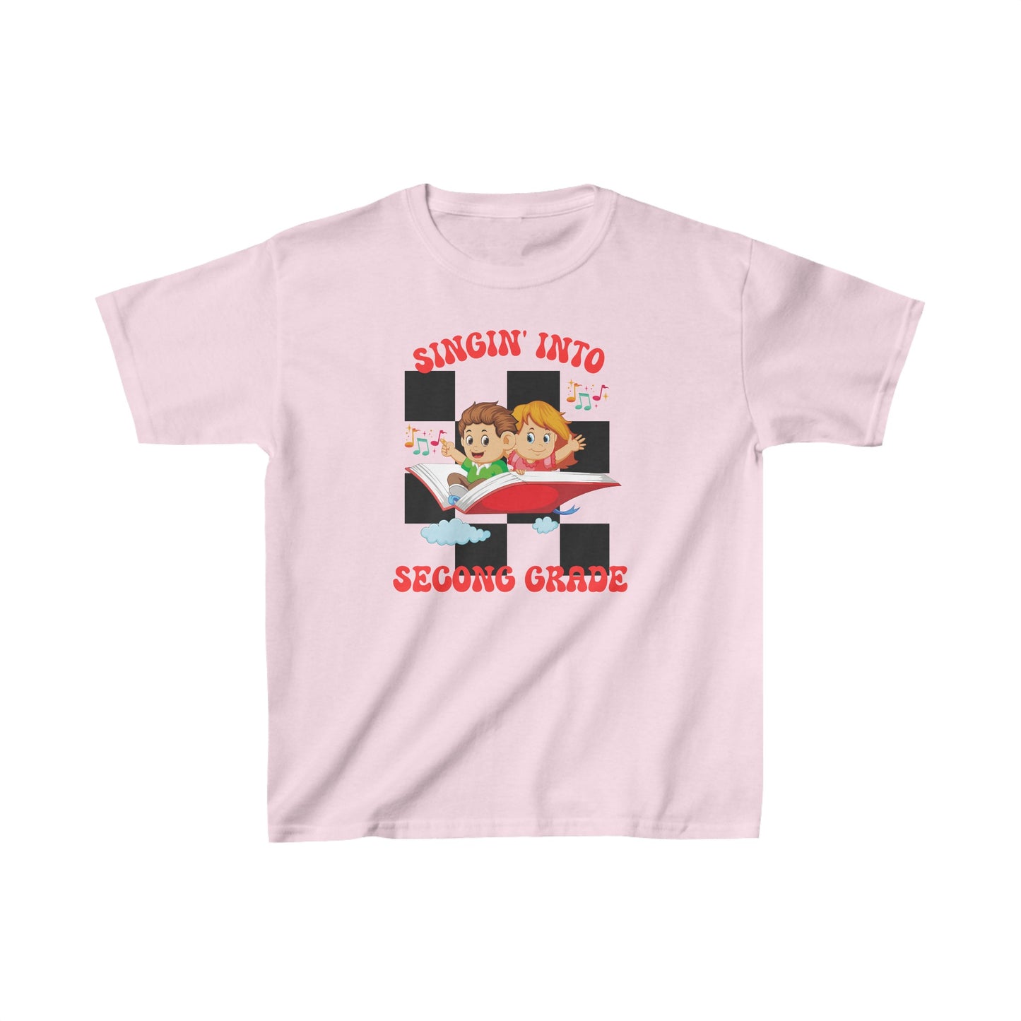 Unisex Kids Singing Into Second Grade Ultimate Comfort T-Shirts