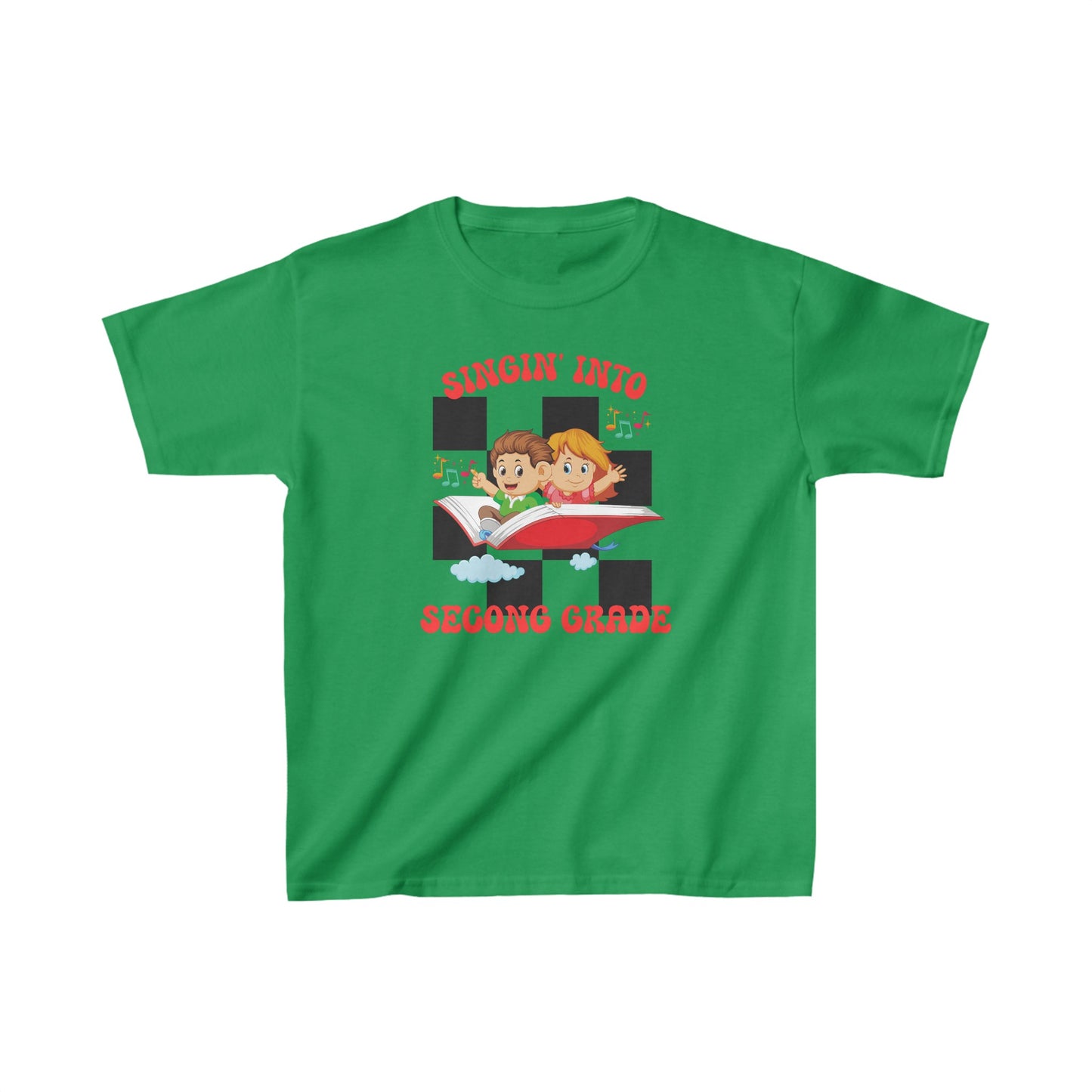 Unisex Kids Singing Into Second Grade Ultimate Comfort T-Shirts