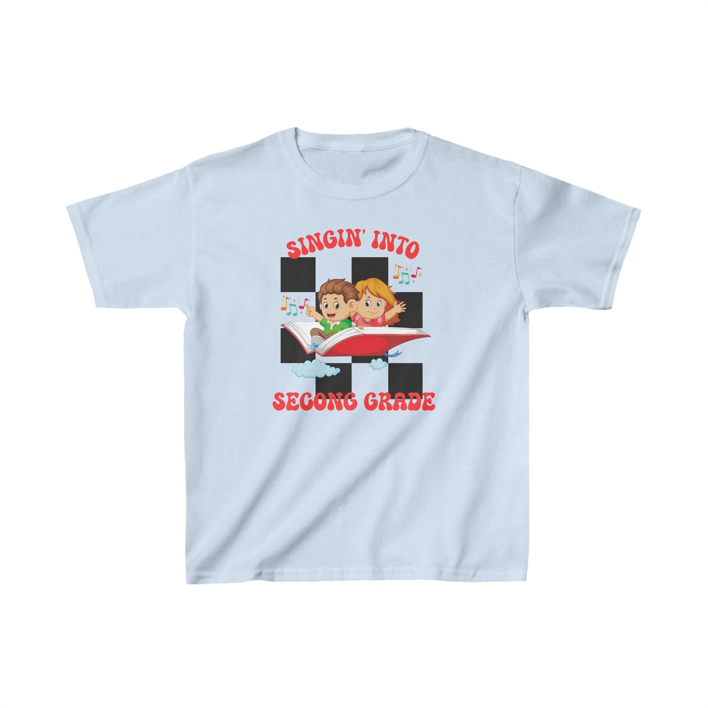 Unisex Kids Singing Into Second Grade Ultimate Comfort T-Shirts